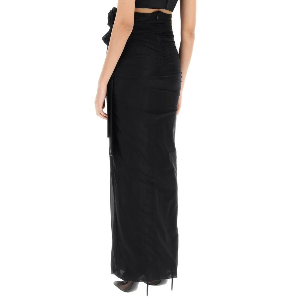 Elastane Long Women's Skirt - Dolce & Gabbana - Modalova