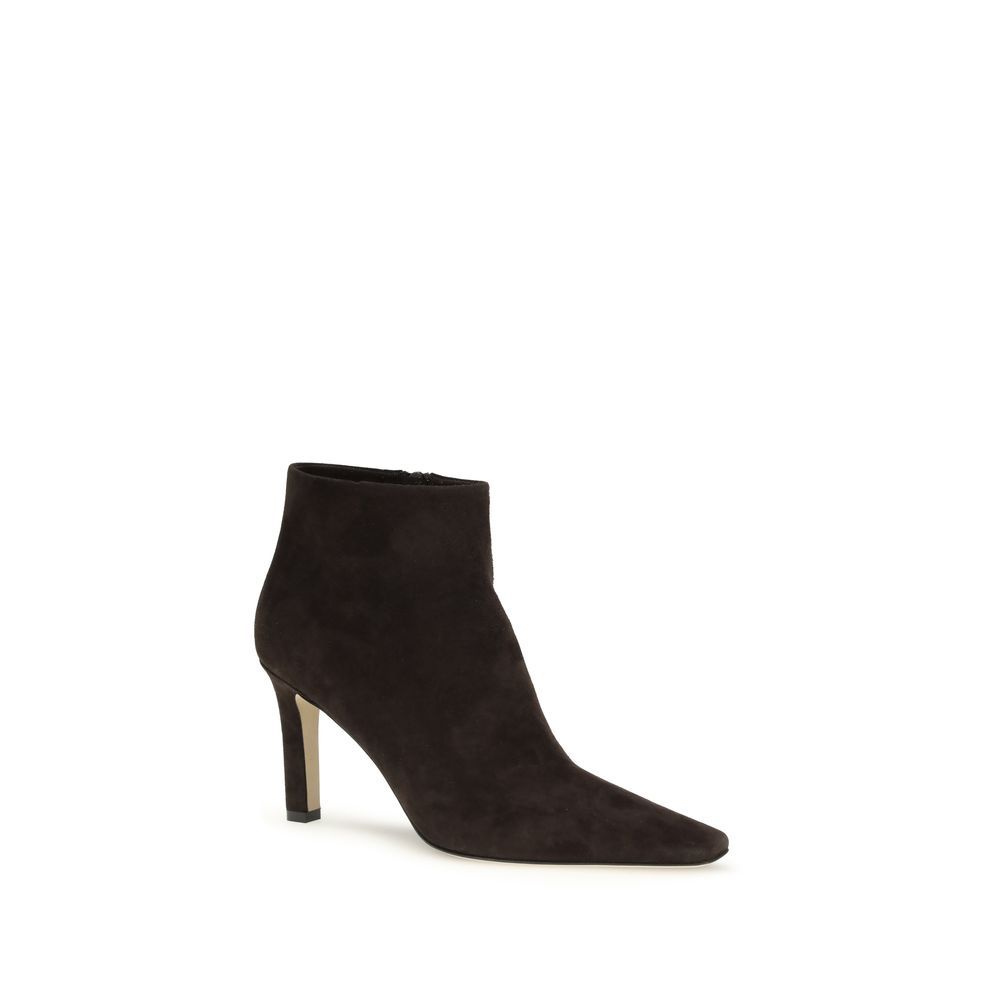 Lamb Leather Ankle Women's Boots - The Row - Modalova