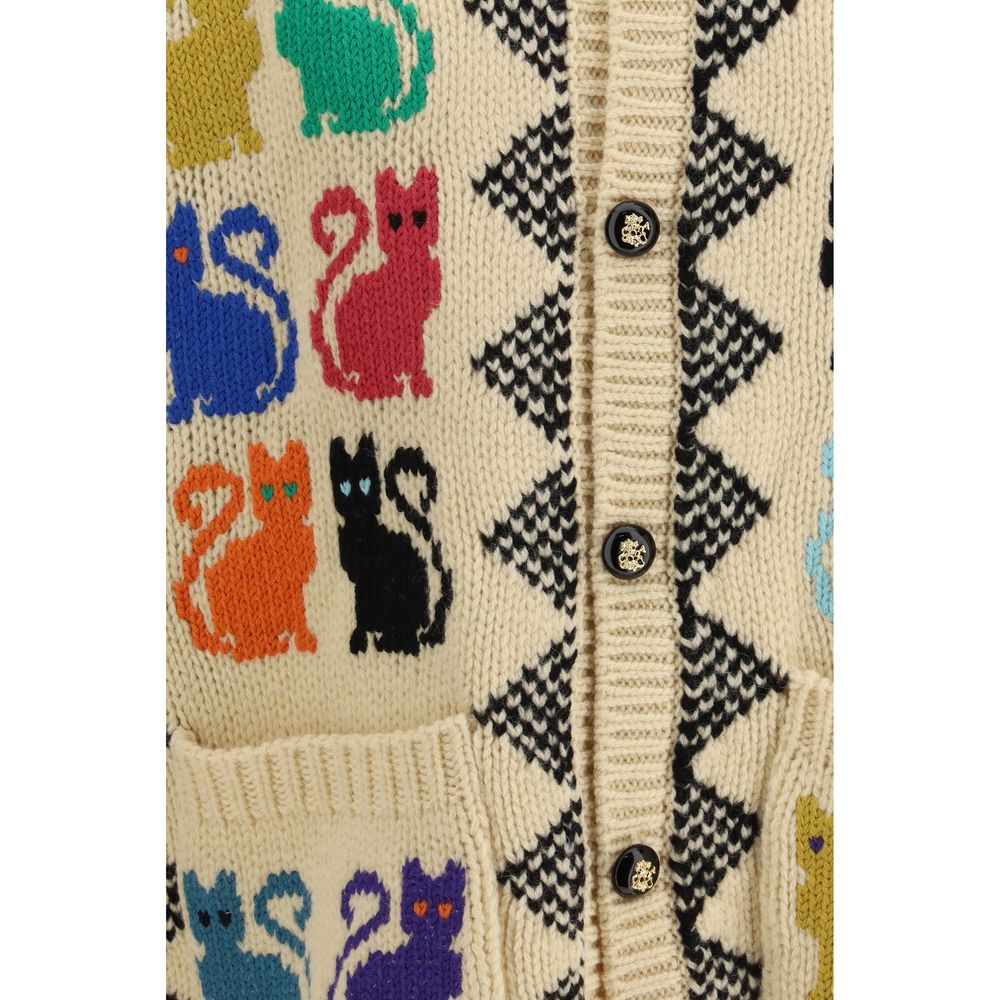 Wool Men's Cardigan - Valentino Garavani - Modalova