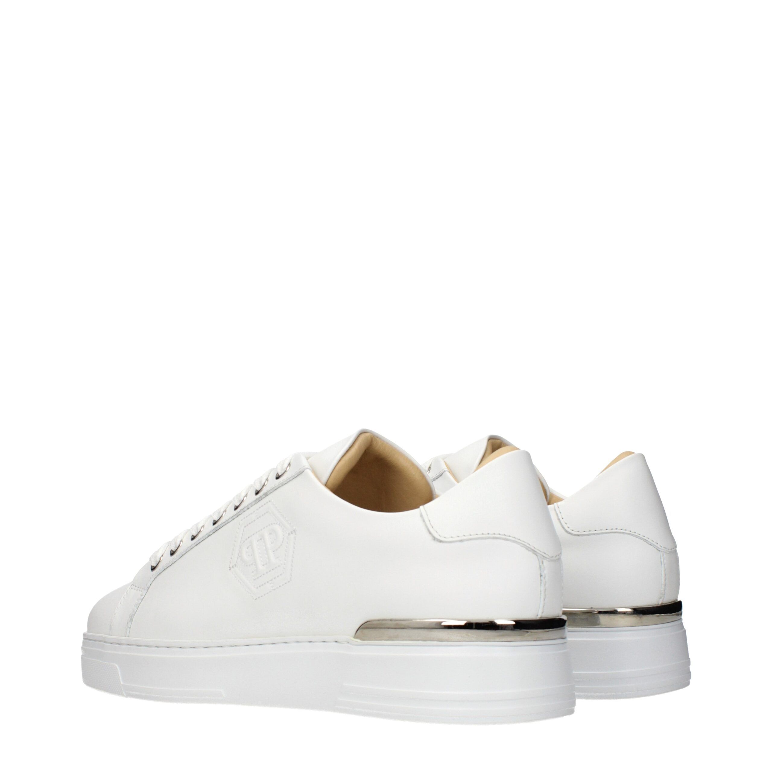 Leather Low Top Men's Sneakers - Philipp Plein - Modalova