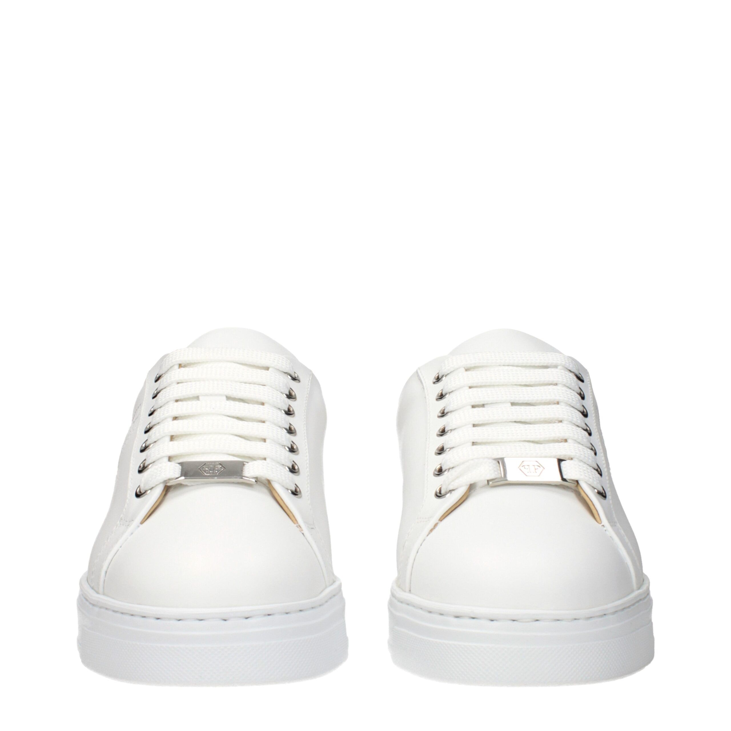 Leather Low Top Men's Sneakers - Philipp Plein - Modalova
