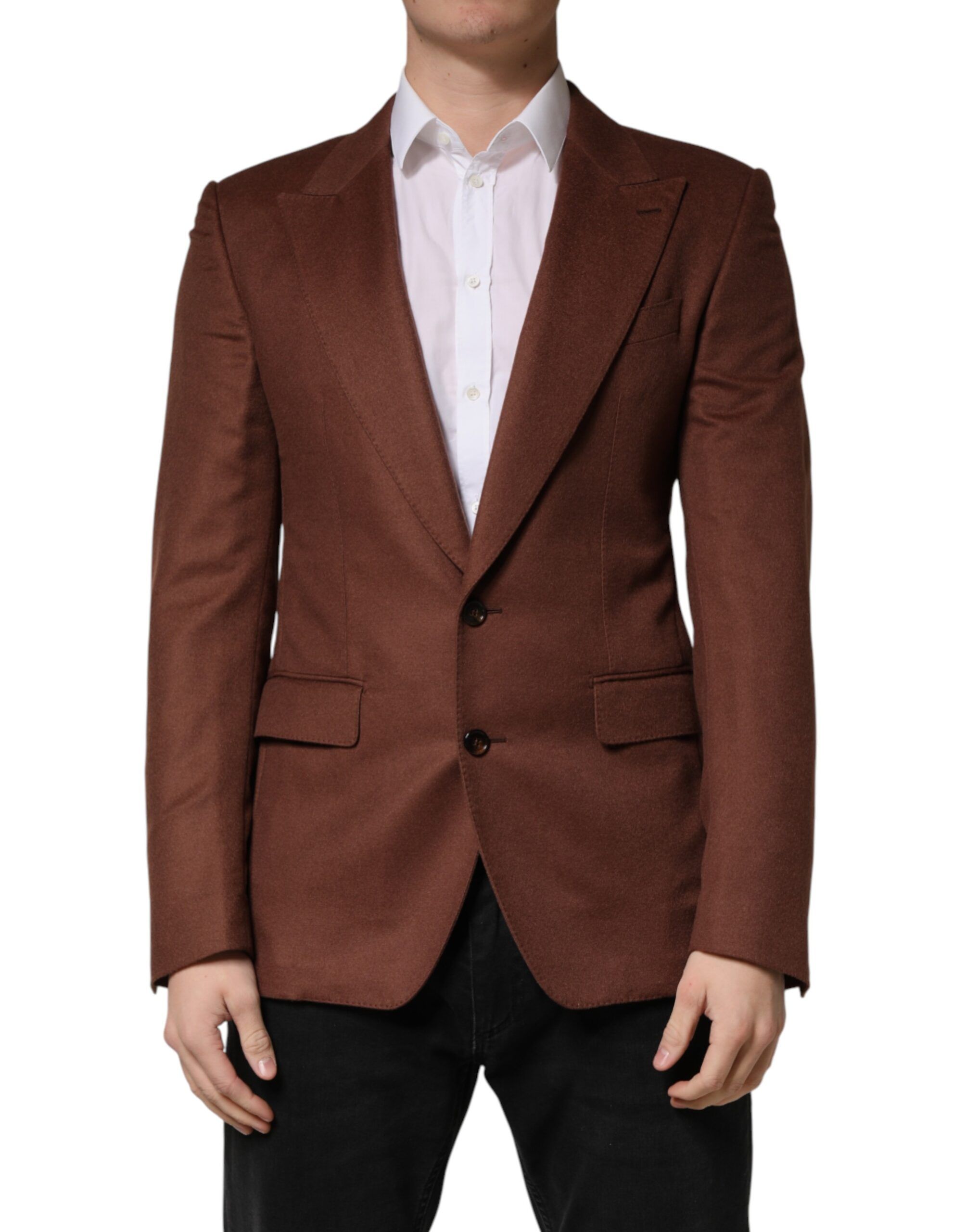 Cashmere Single Breasted Jacket Men's Blazer - Dolce & Gabbana - Modalova