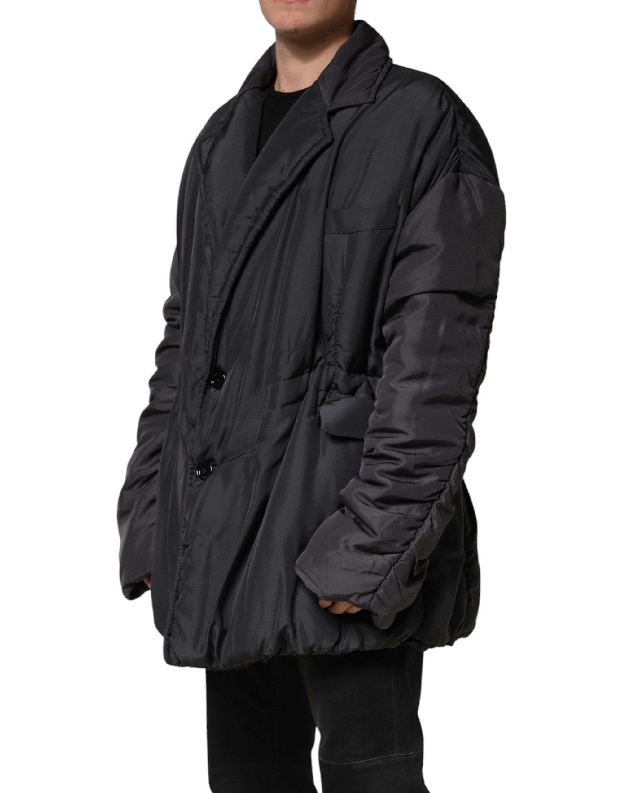 Silk Padded Parka Men Coat Men's Jacket (Pre-Owned) - Dolce & Gabbana - Modalova