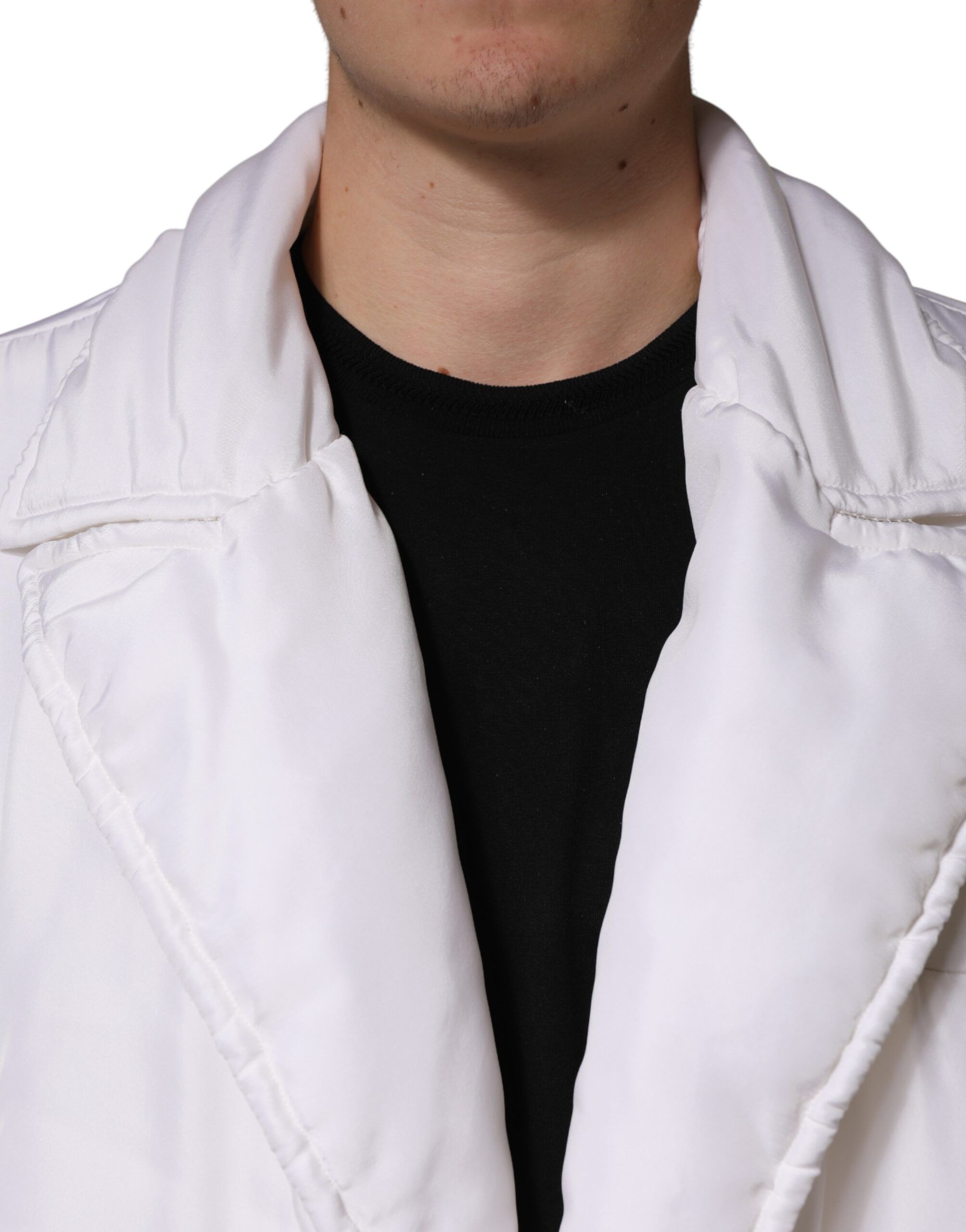Silk Padded Parka Men Coat Men's Jacket (Pre-Owned) - Dolce & Gabbana - Modalova
