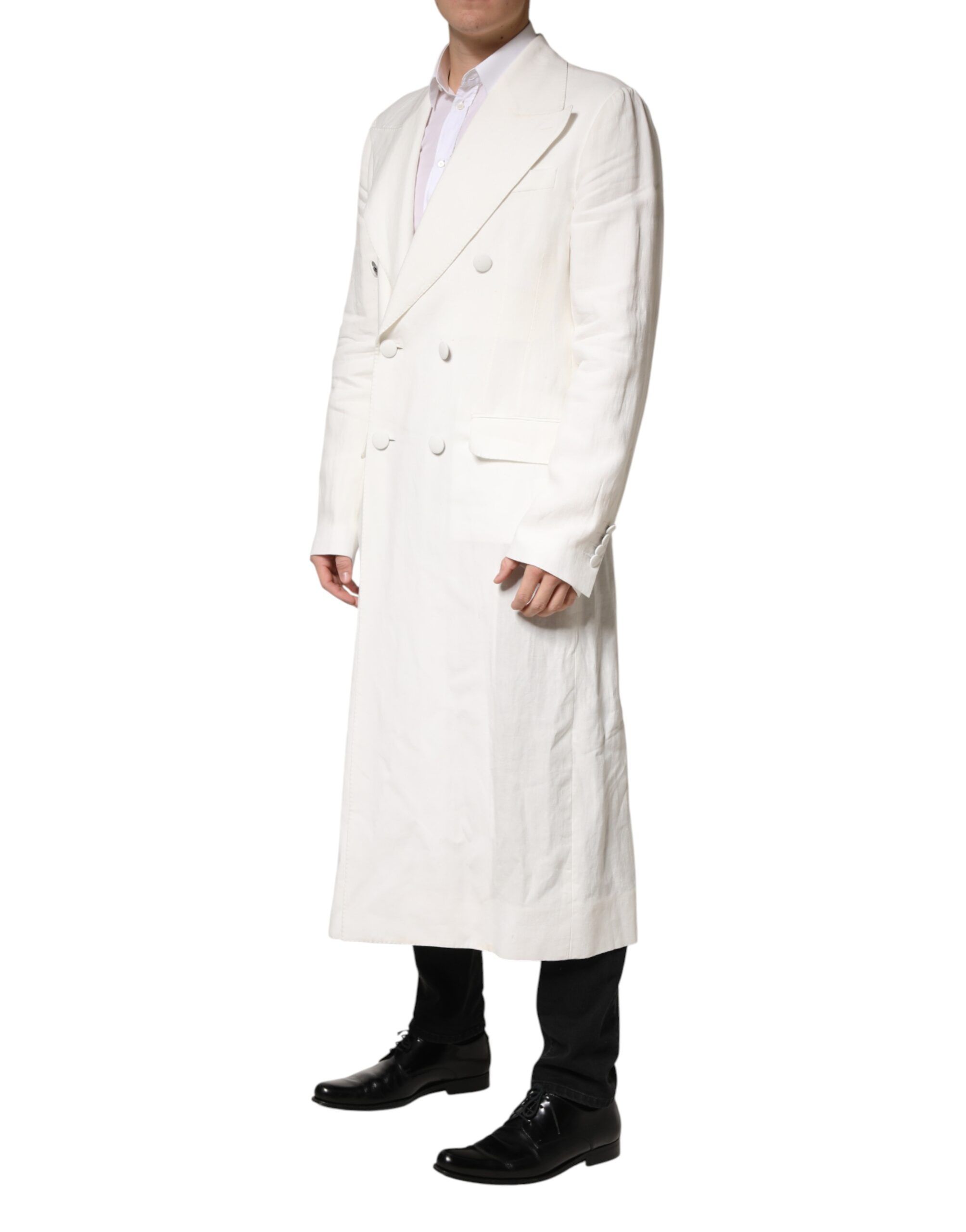 Double Breasted Men Trench Coat Men's Jacket (Pre-Owned) - Dolce & Gabbana - Modalova