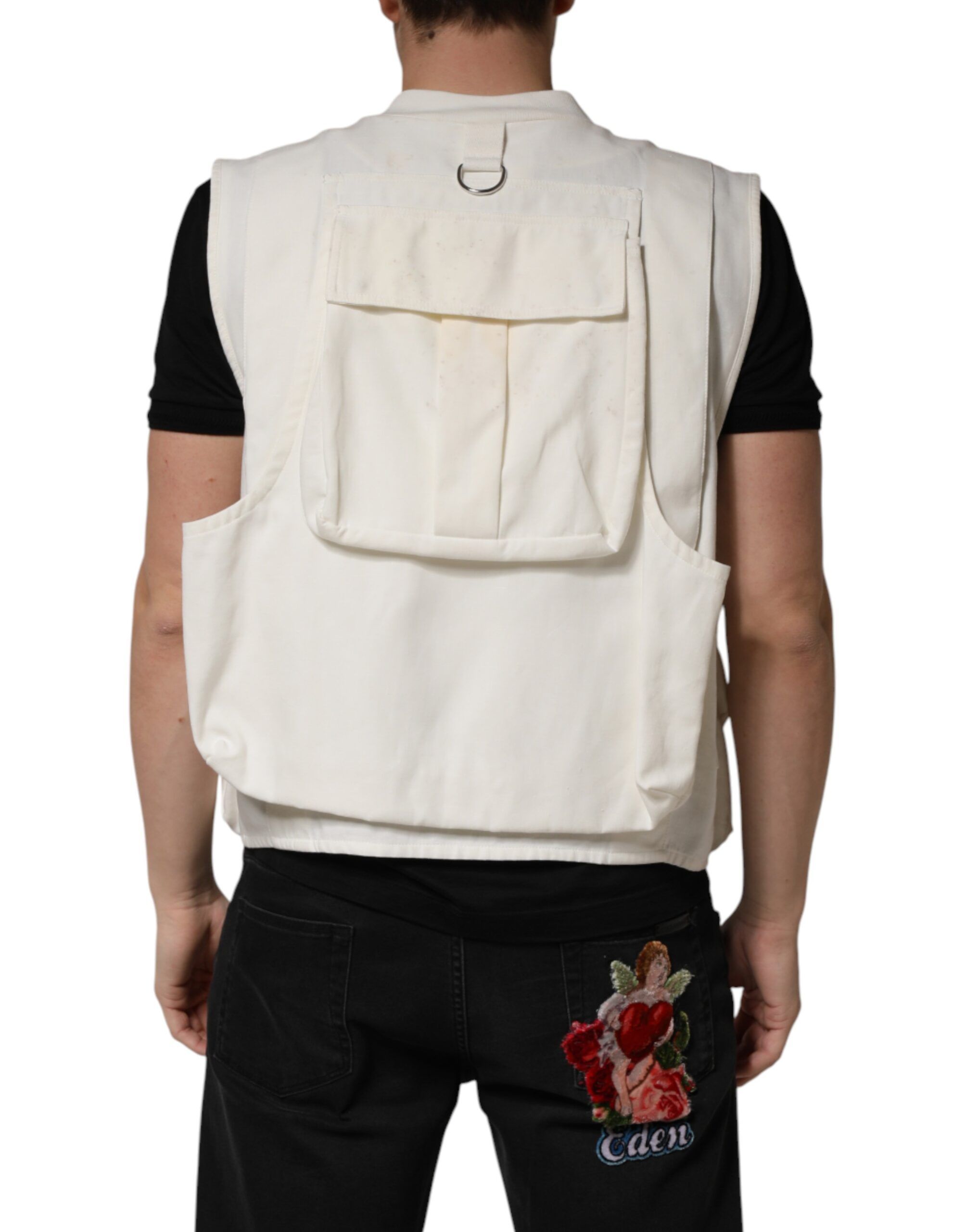 Cotton Cargo Men Vest Coat Men's Jacket (Pre-Owned) - Dolce & Gabbana - Modalova