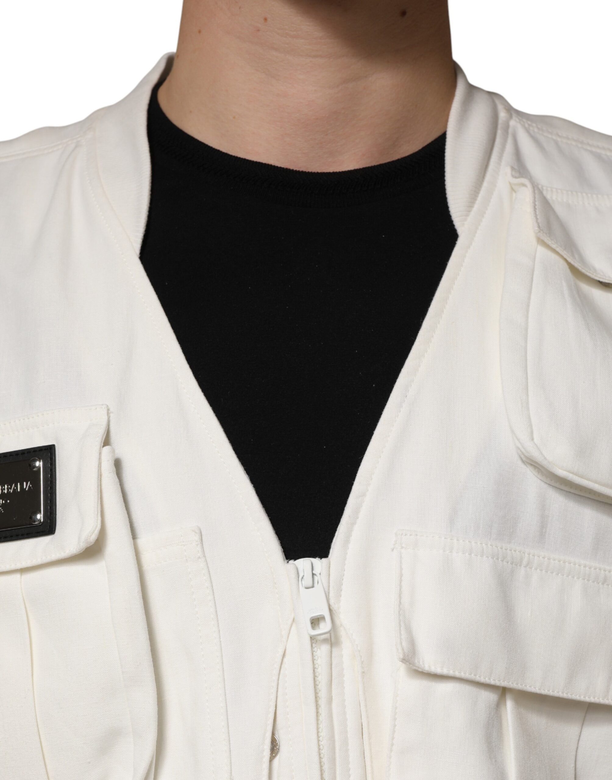 Cotton Cargo Men Vest Coat Men's Jacket (Pre-Owned) - Dolce & Gabbana - Modalova