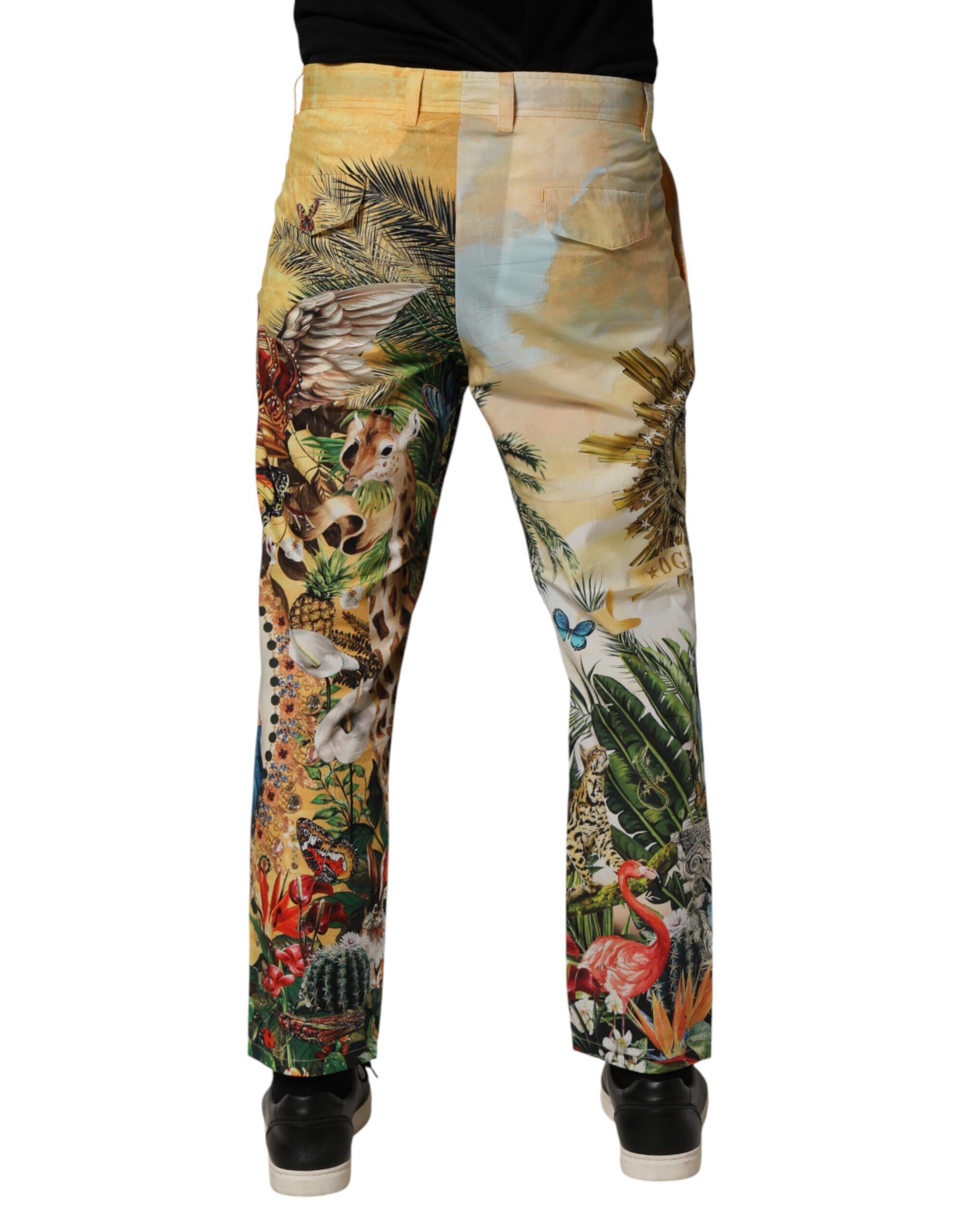 Tropical King Lounge Trouser Men's Pants - Dolce & Gabbana - Modalova