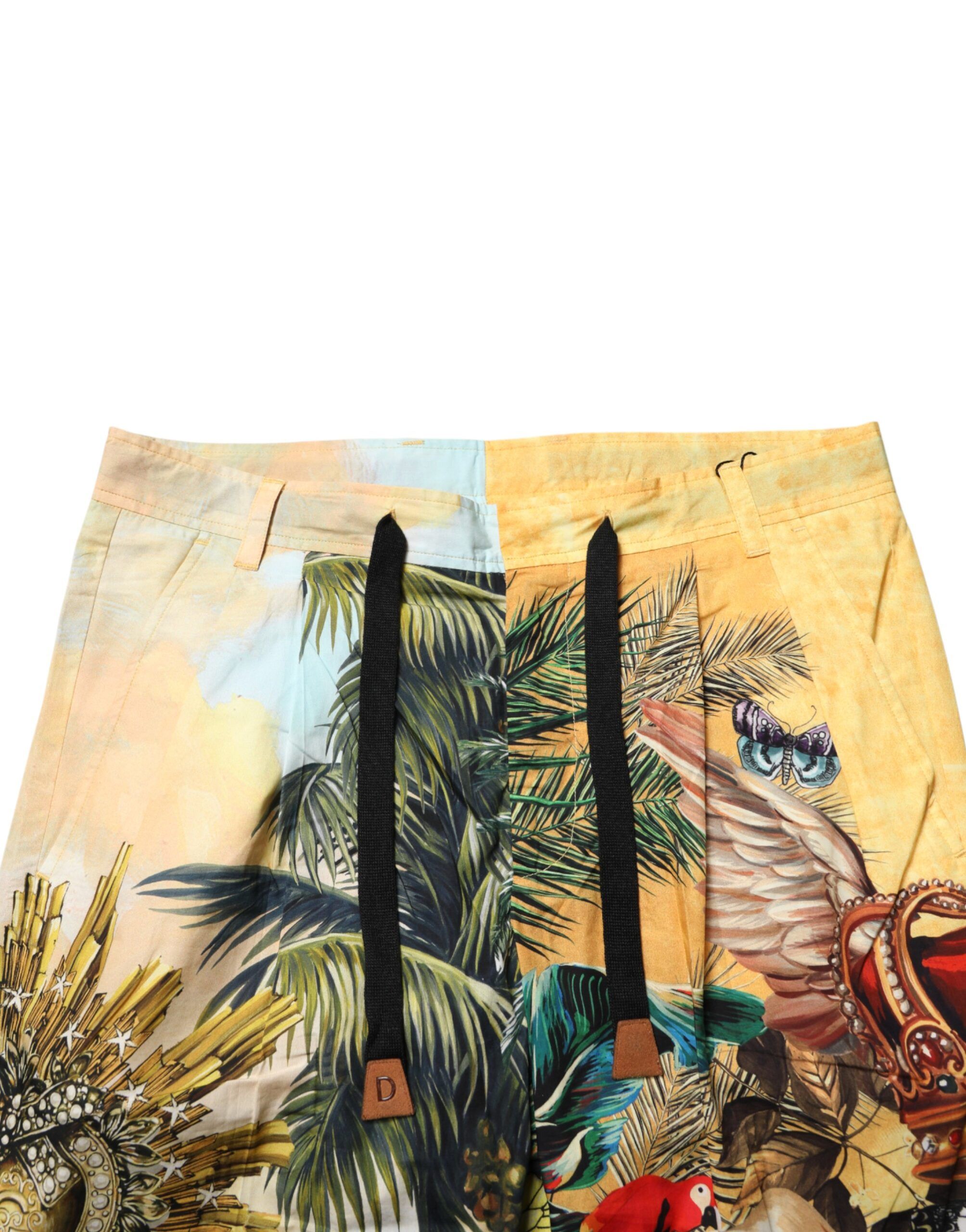 Tropical King Lounge Trouser Men's Pants - Dolce & Gabbana - Modalova