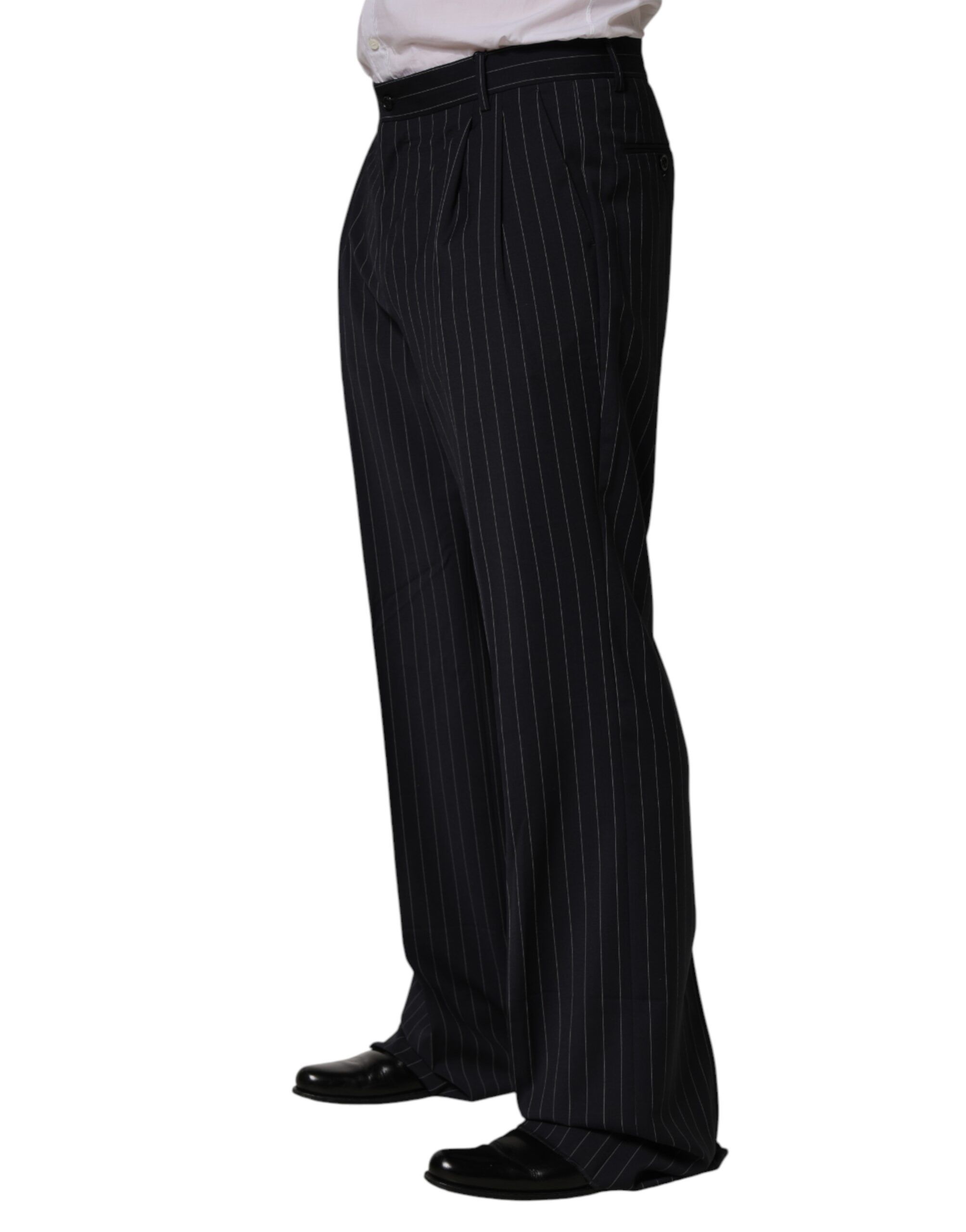 Stripe Straight Men Dress Trouser Men's Pants - Dolce & Gabbana - Modalova