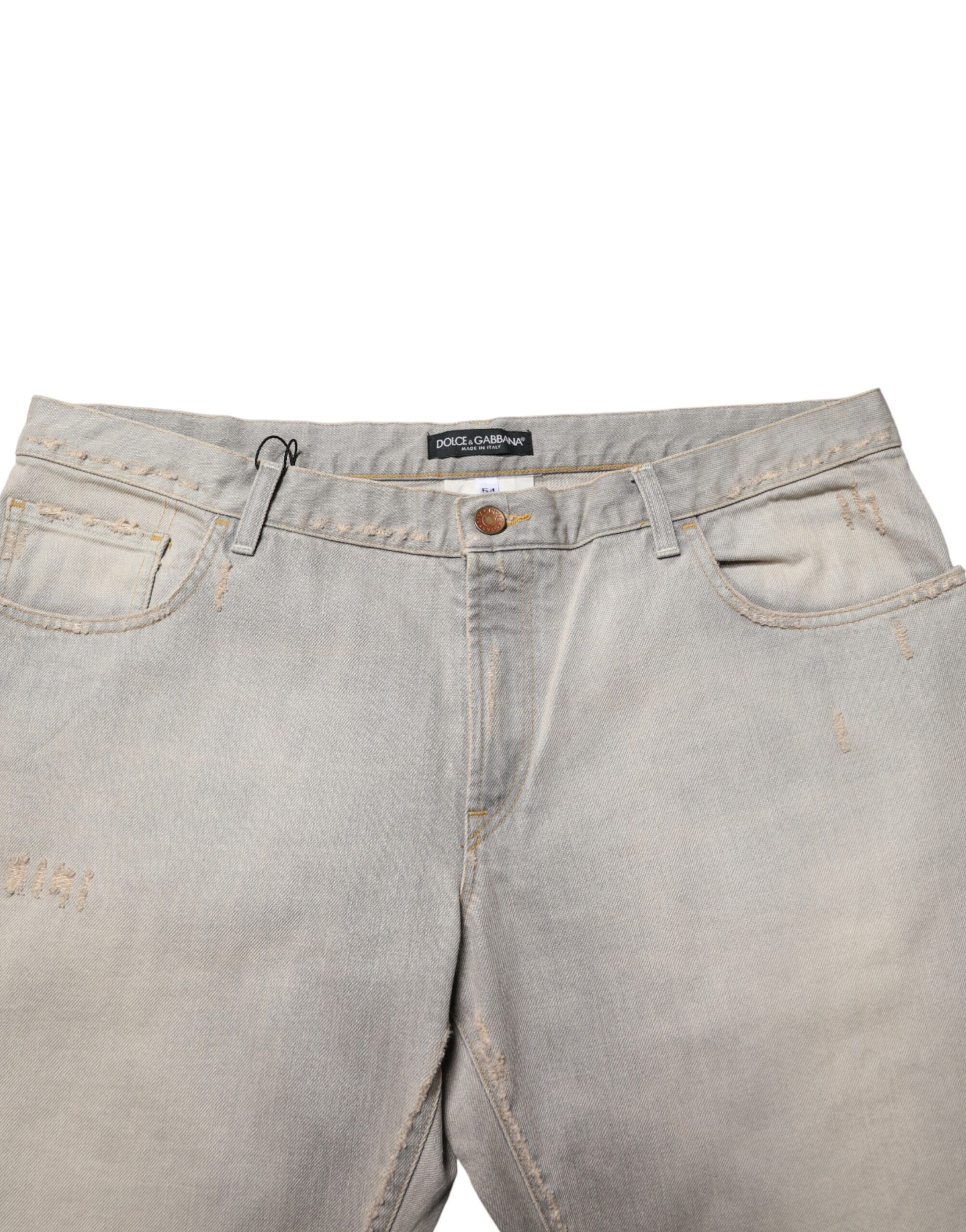 Light Cotton Straight Denim Trouser Men's Jeans - Dolce & Gabbana - Modalova