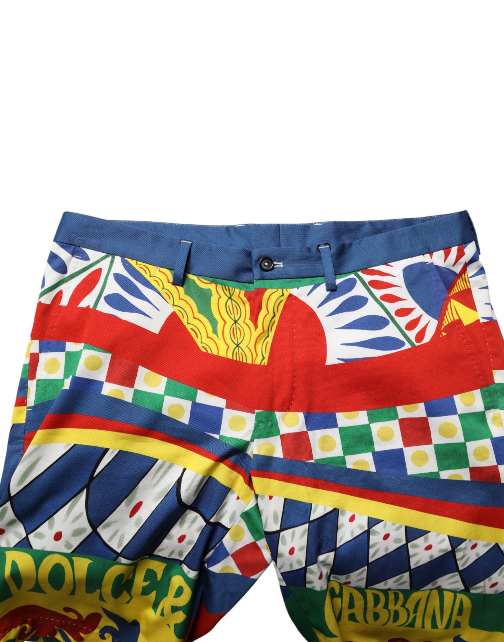 Carretto Print Men Bermuda Men's Shorts (Pre-Owned) - Dolce & Gabbana - Modalova