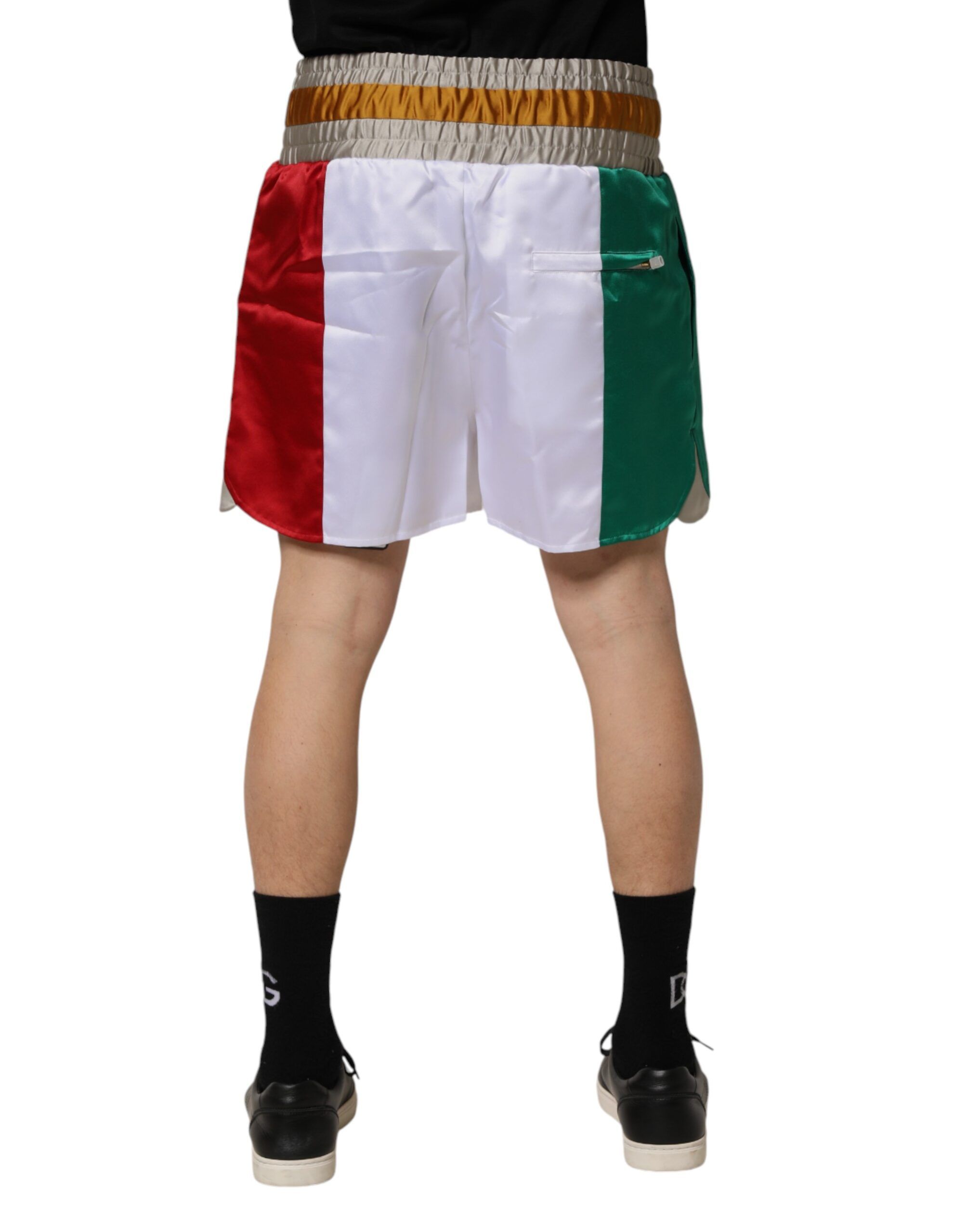 Italia Polyester Bermuda Men's Shorts - Dolce & Gabbana - Modalova