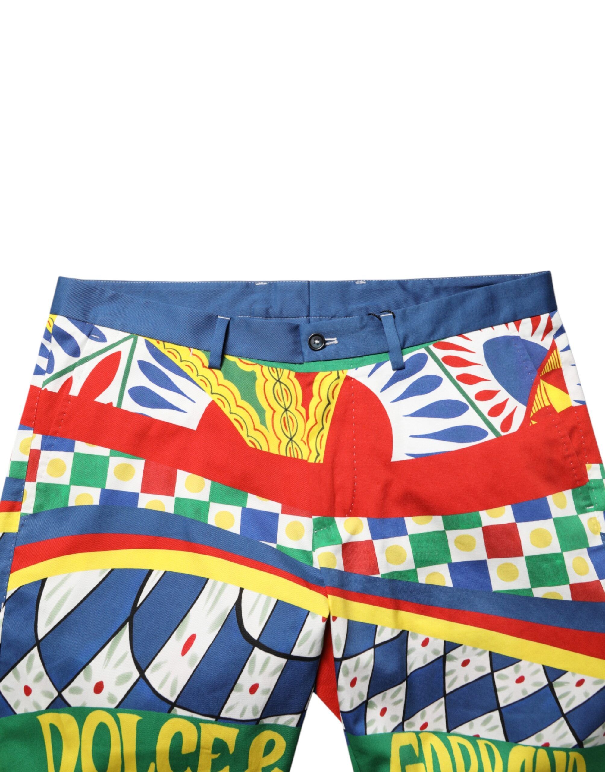 Carretto Print Men Bermuda Men's Shorts (Pre-Owned) - Dolce & Gabbana - Modalova