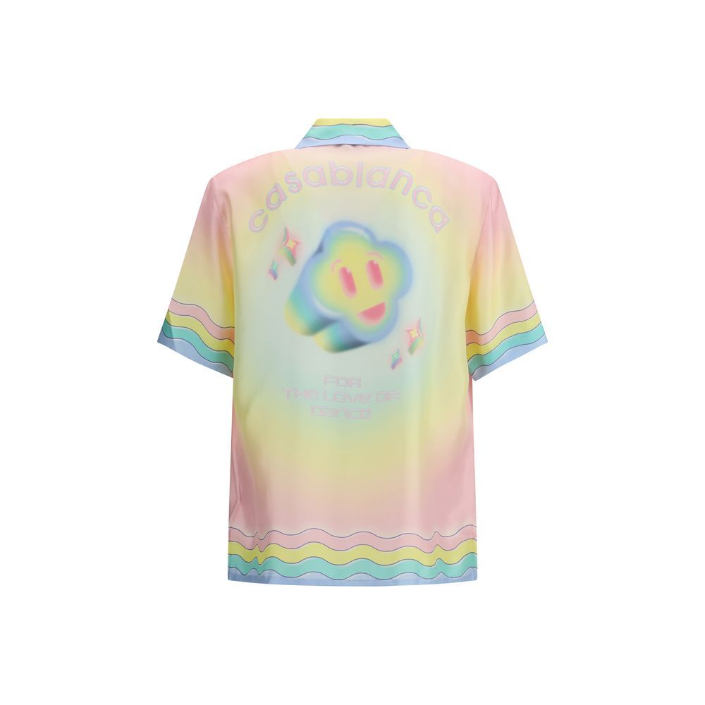 Silk Pattern Men's Shirt - Casablanca - Modalova