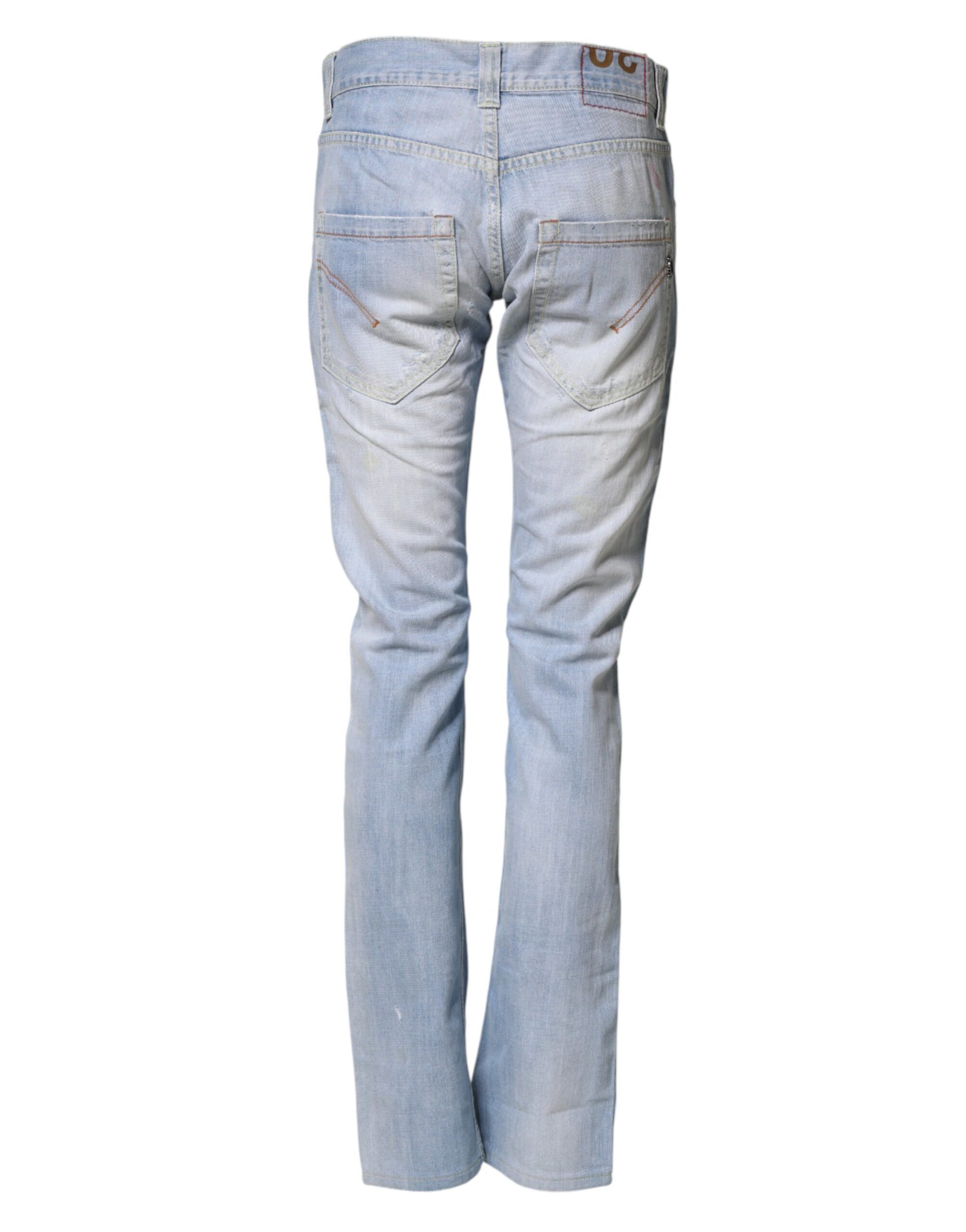 Cotton Stretch Straight Denim Trouser Women's Jeans (Pre-Owned) - Dondup - Modalova