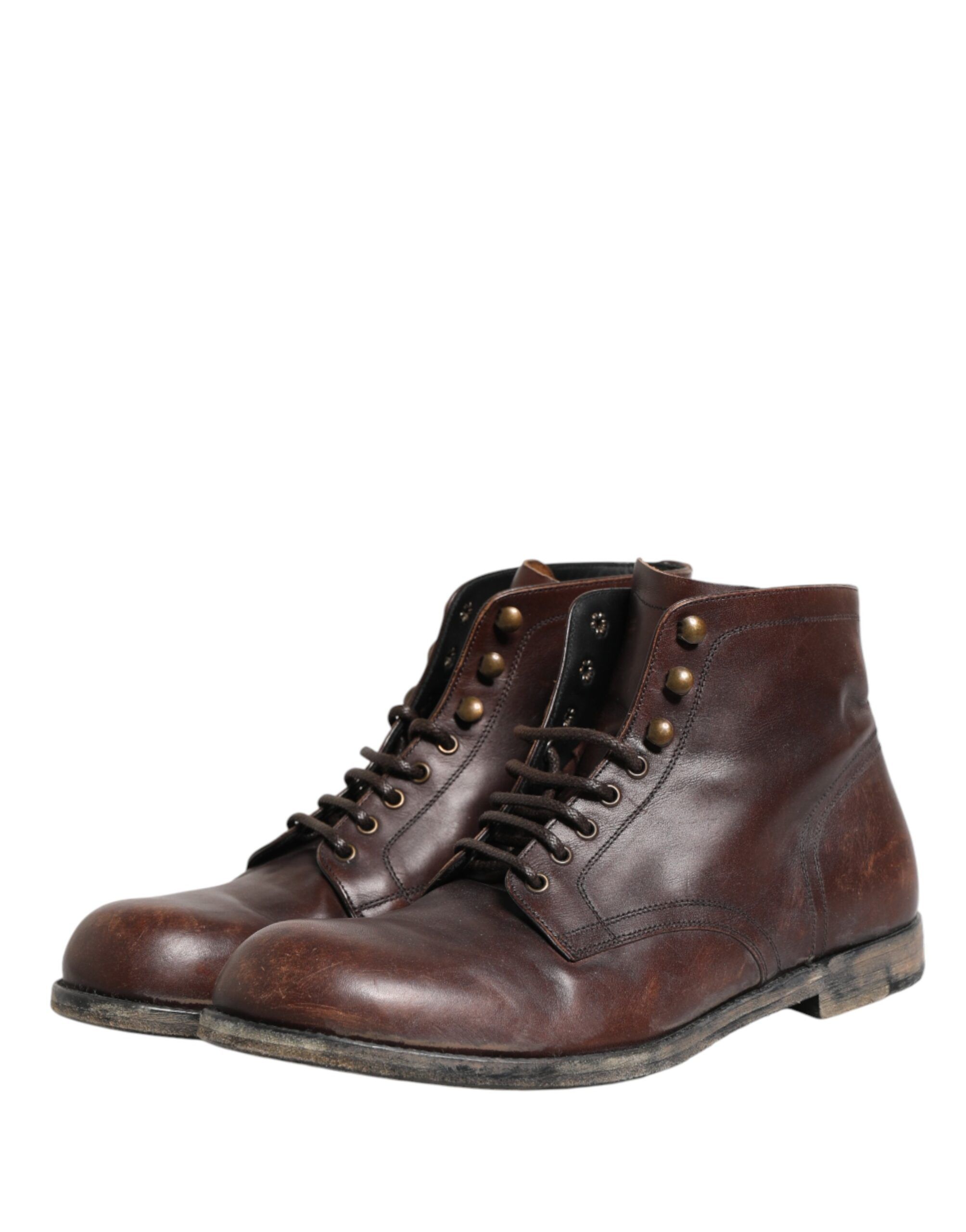 Lace Up Short Ankle Boots Men Men's Shoes - Dolce & Gabbana - Modalova