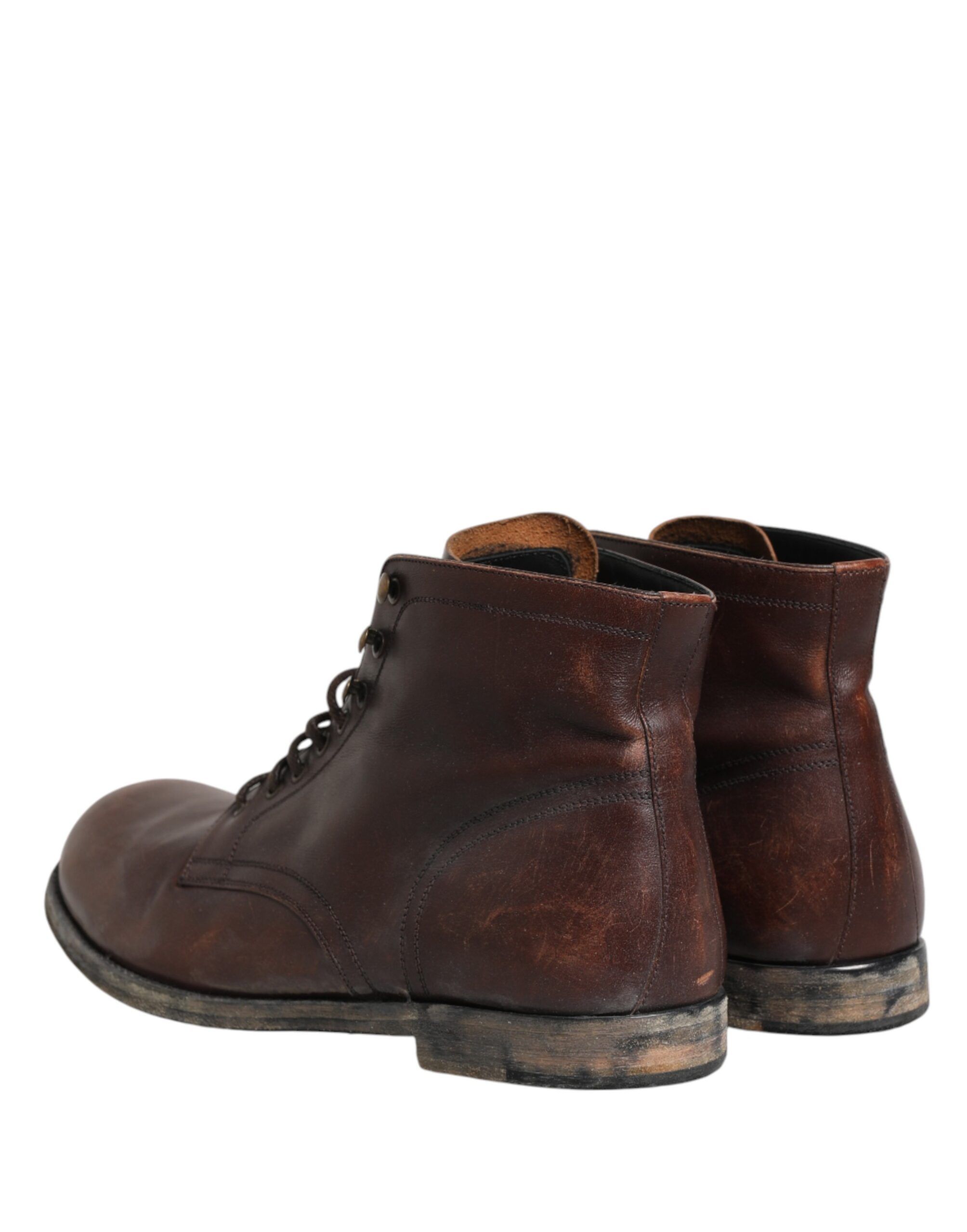 Lace Up Short Ankle Boots Men Men's Shoes - Dolce & Gabbana - Modalova