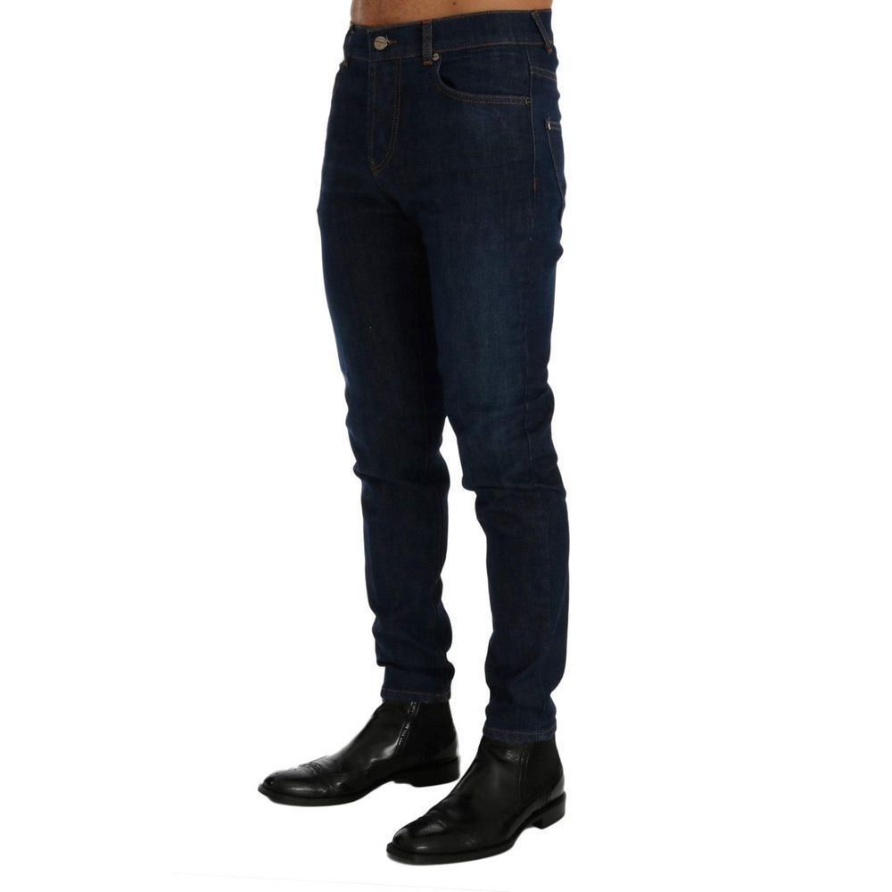 Cotton Slim Fit Men's Jeans - Frankie Morello - Modalova