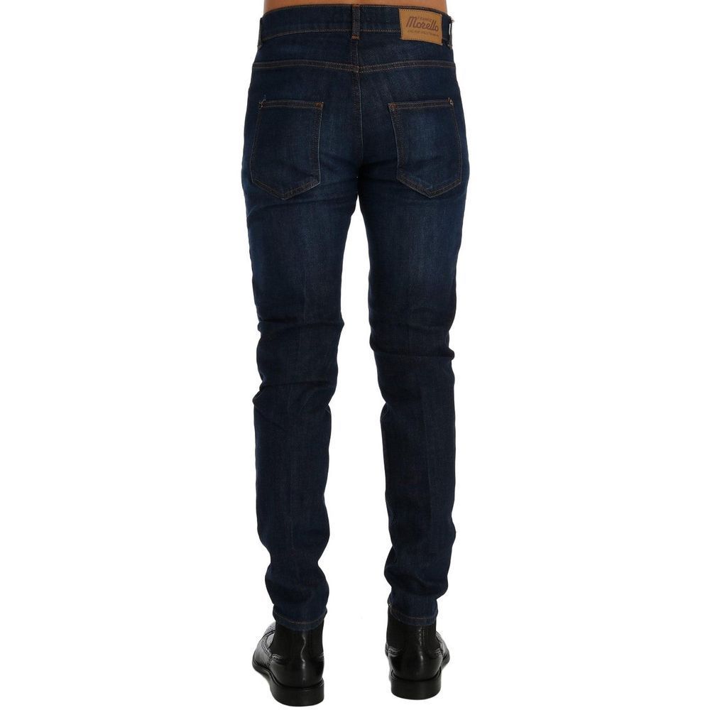 Cotton Slim Fit Men's Jeans - Frankie Morello - Modalova