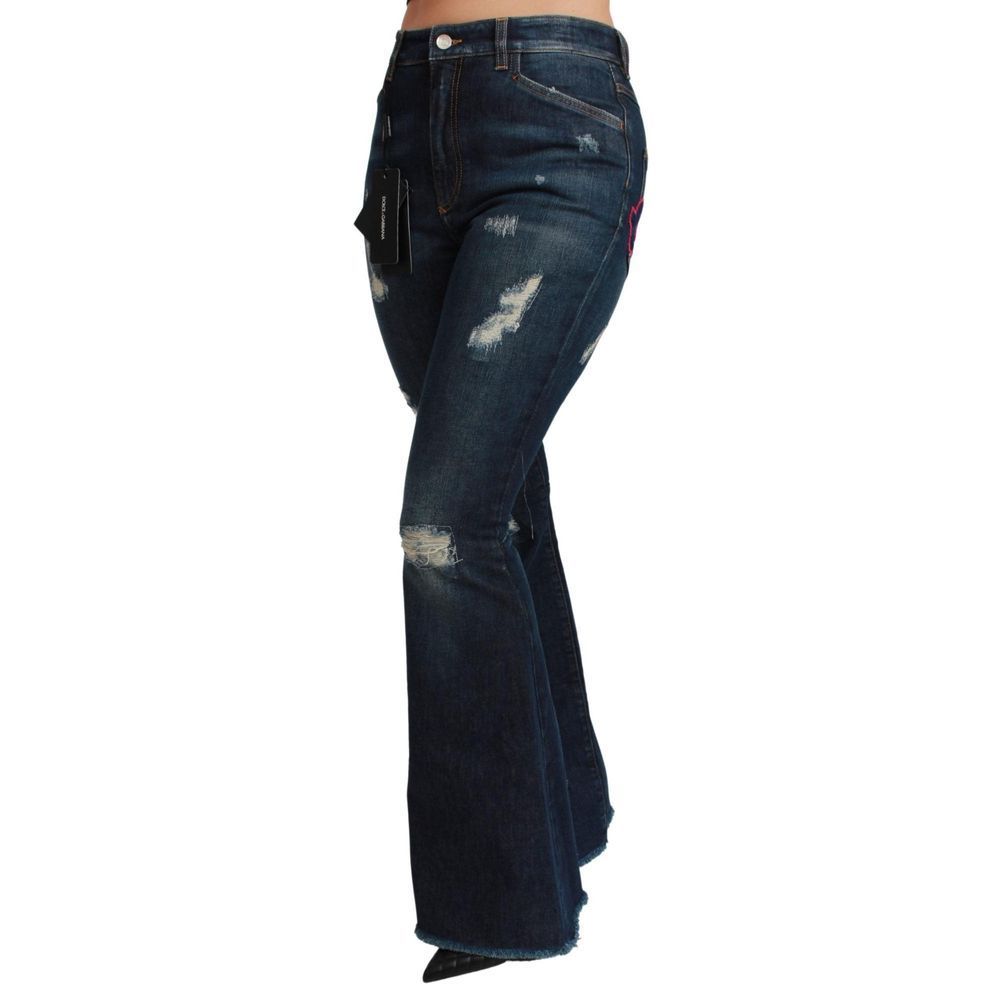 Cotton Flared Women's Jeans - Dolce & Gabbana - Modalova