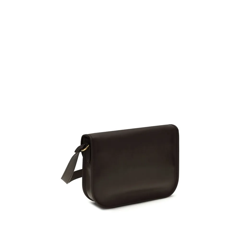 Calf Leather Bos Taurus Shoulder Men's Bag - Valentino Garavani - Modalova
