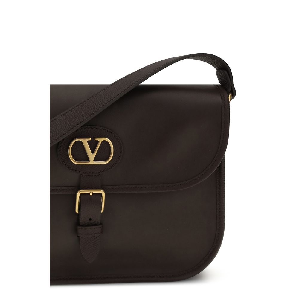 Calf Leather Bos Taurus Shoulder Men's Bag - Valentino Garavani - Modalova