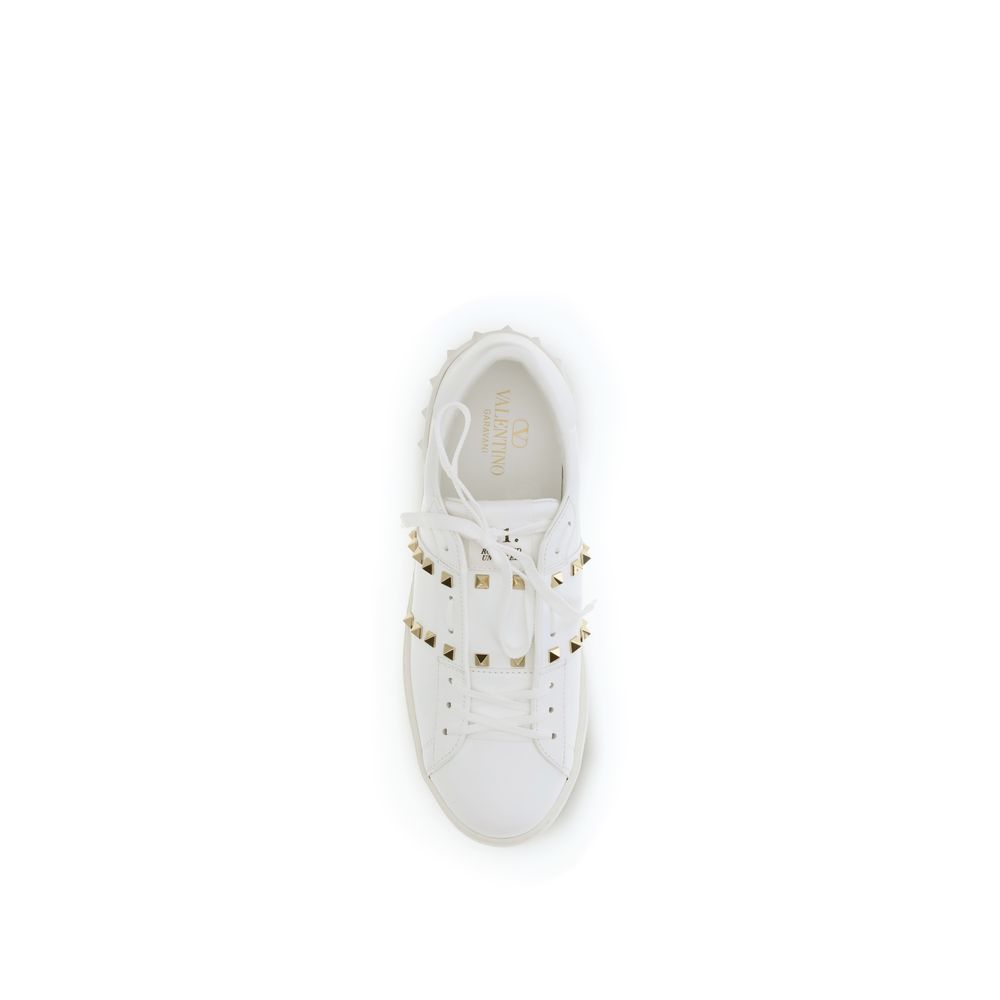 Calf Leather Bos Taurus Low Top Men's Sneakers - Valentino Garavani - Modalova
