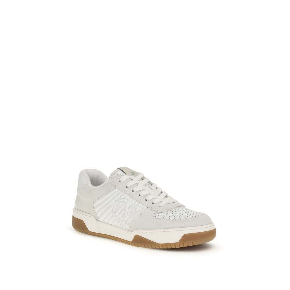 Calf Leather Bos Taurus Athletic Men's Sneakers - Valentino Garavani - Modalova