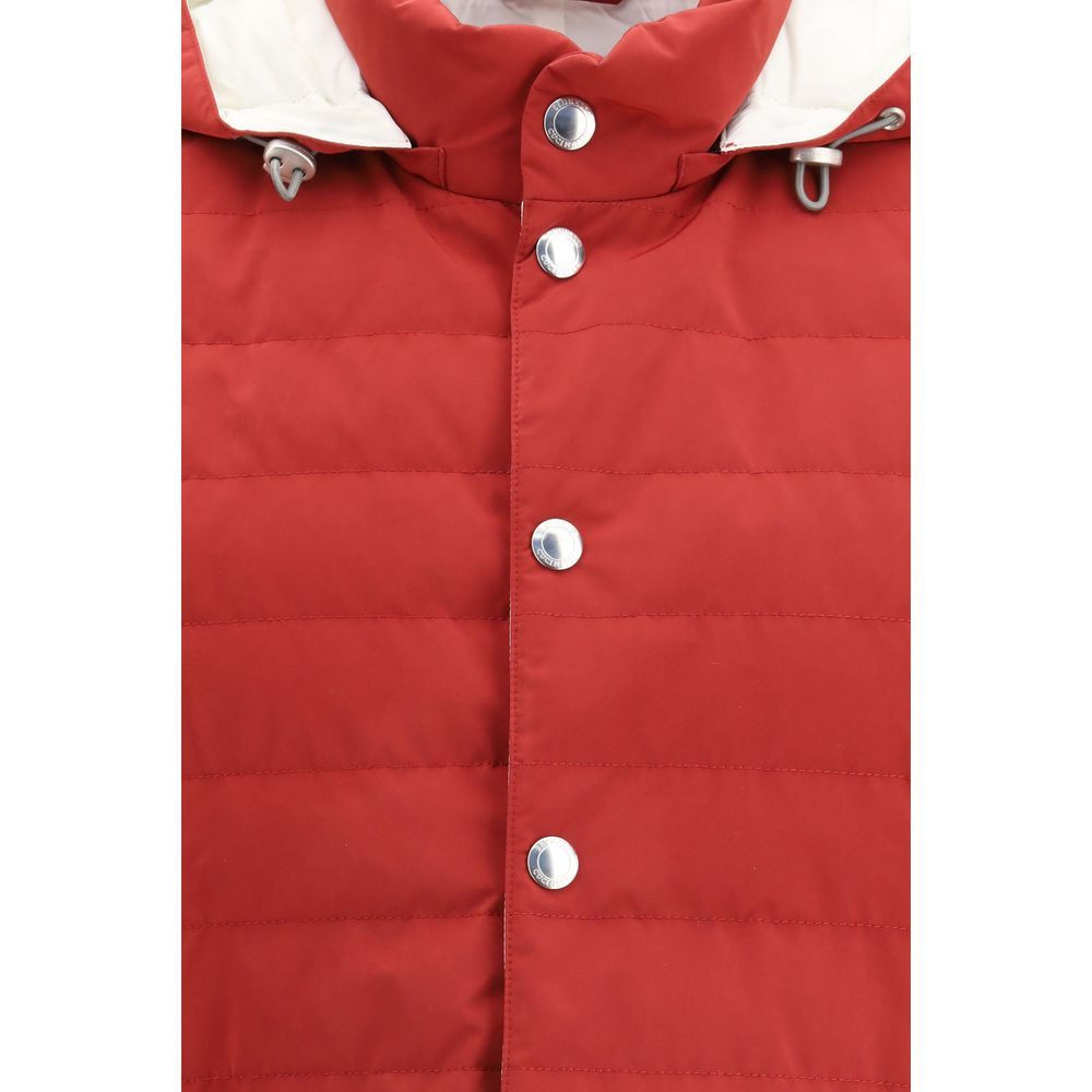 Polyester Sleeveless Men's Jacket - Brunello Cucinelli - Modalova