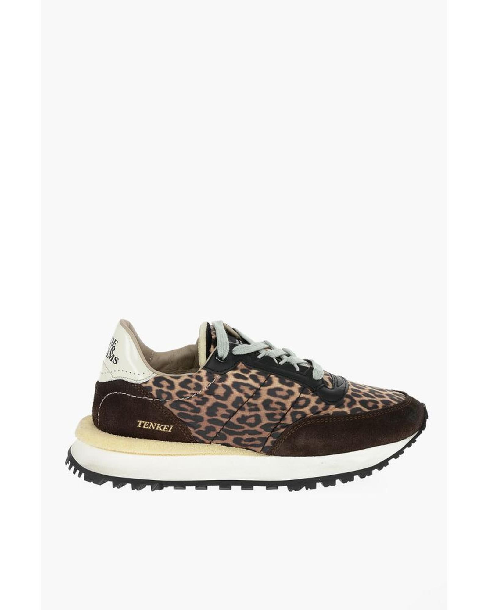 Leather Low Top Women's Sneakers - Hidnander - Modalova