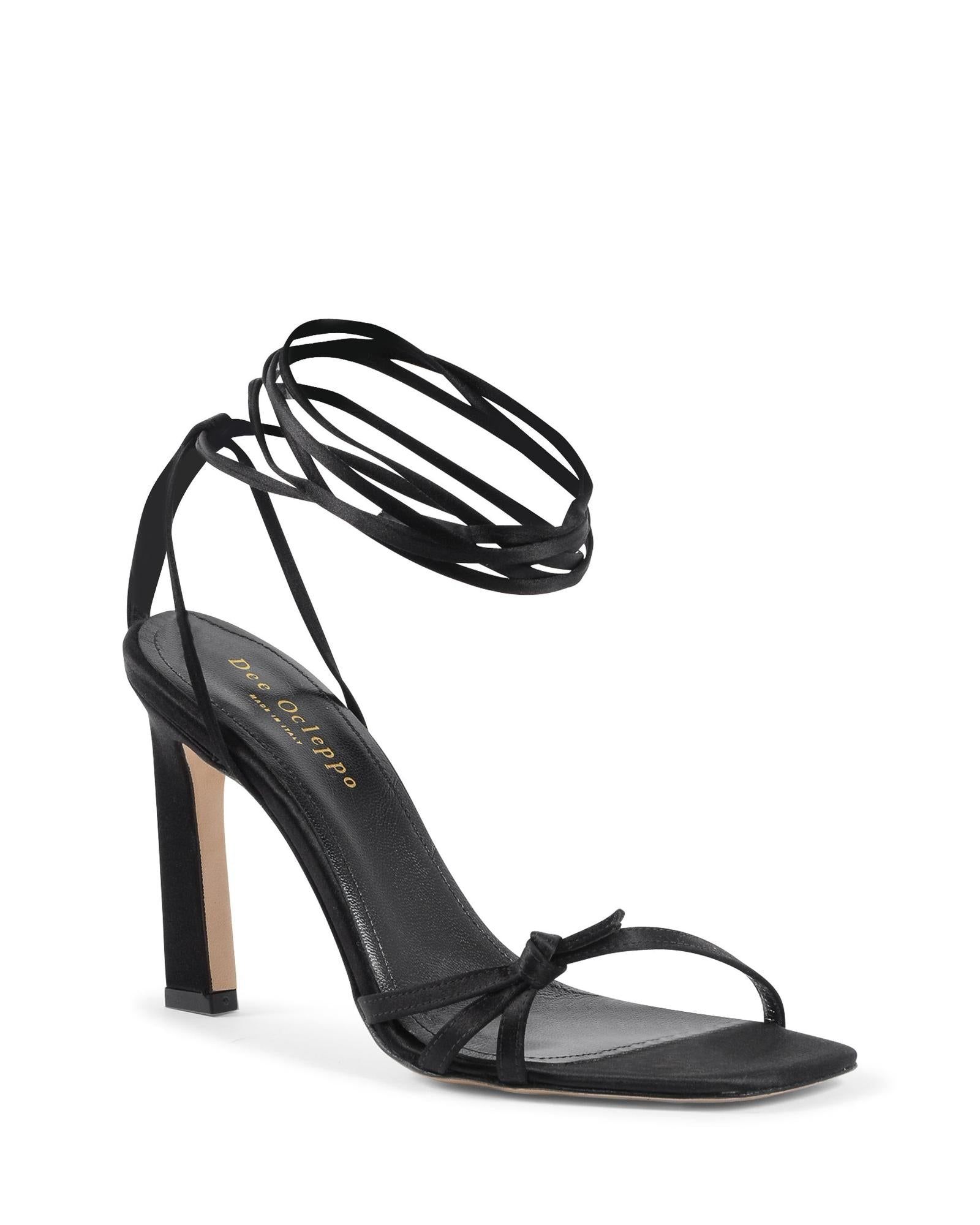 Satin Stiletto Heel Women's Sandals - Dee Ocleppo - Modalova
