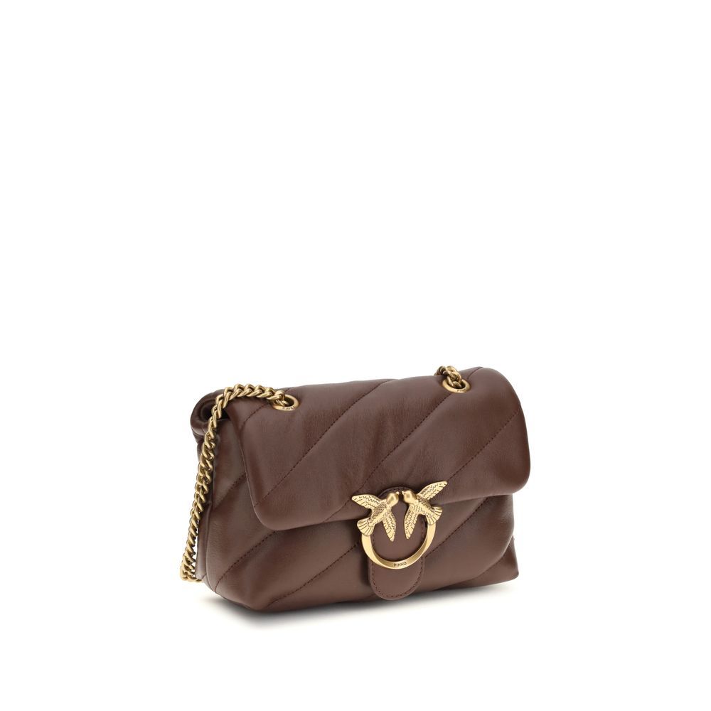 Calf Leather Bos Taurus Shoulder Women's Bag - PINKO - Modalova