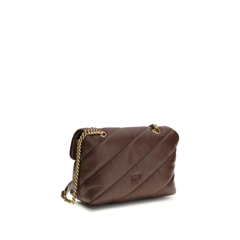 Calf Leather Bos Taurus Shoulder Women's Bag - PINKO - Modalova