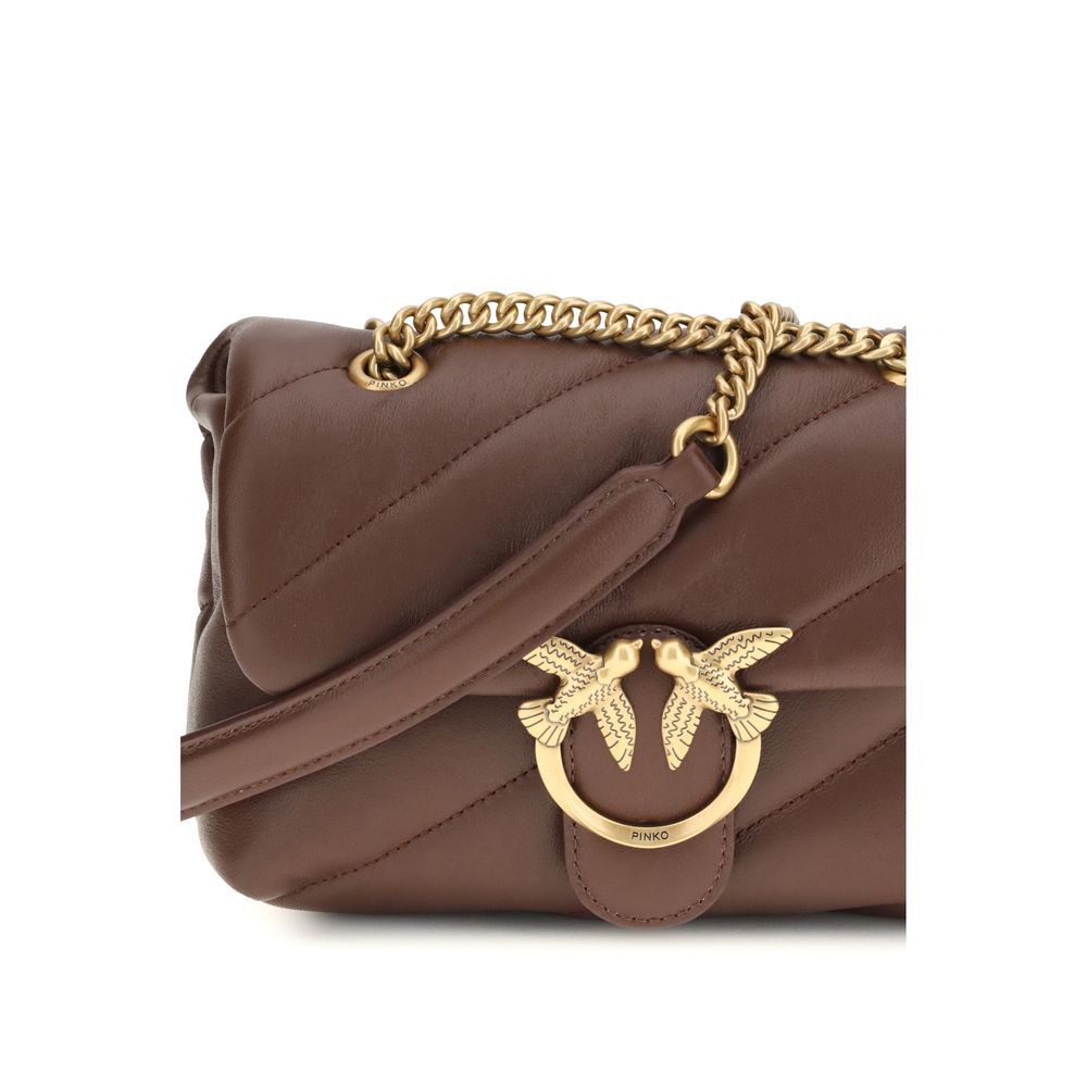 Calf Leather Bos Taurus Shoulder Women's Bag - PINKO - Modalova