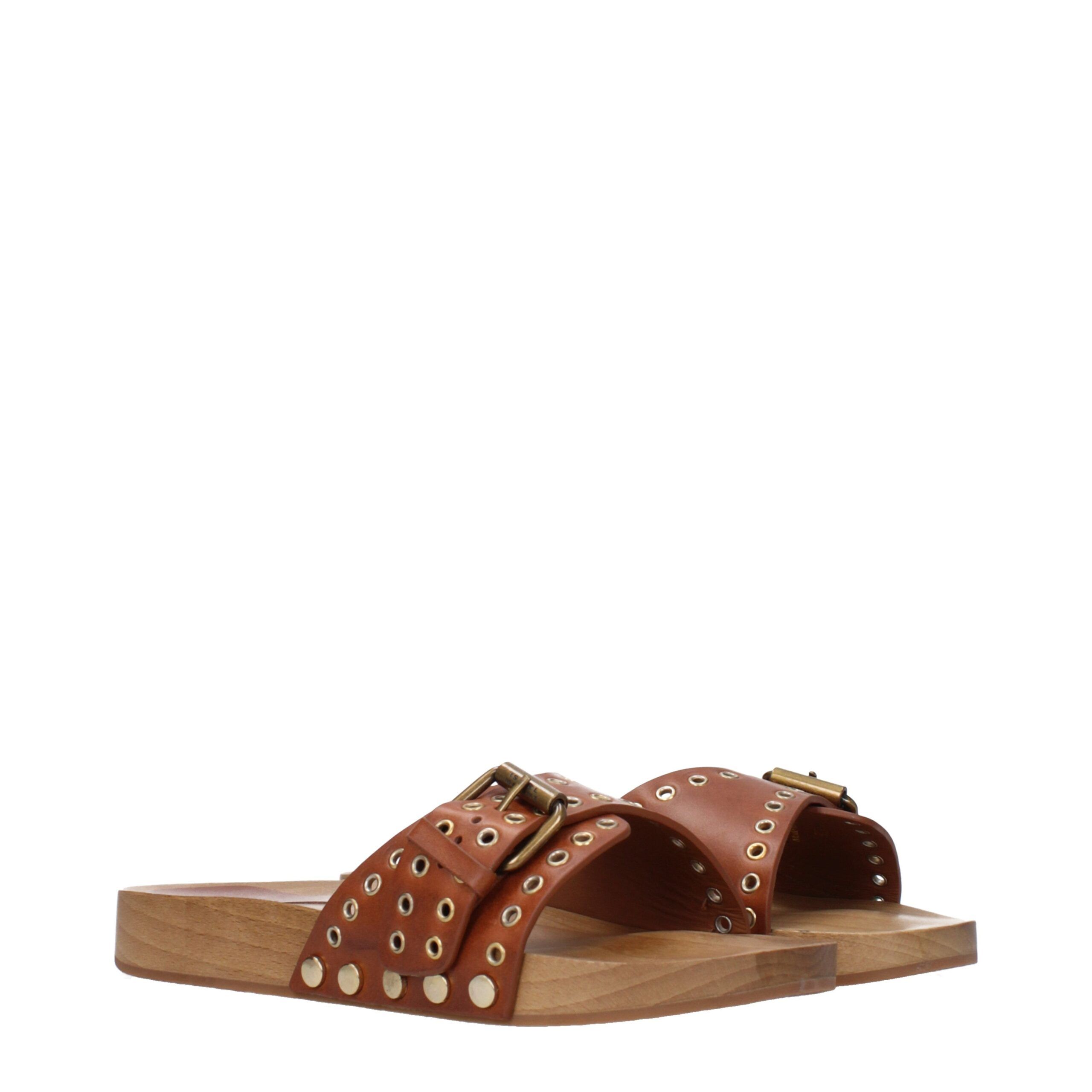 Leather Women's Slippers - Isabel Marant - Modalova