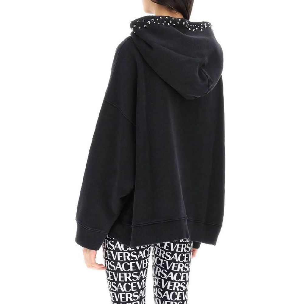 Cotton Women's Sweatshirt - Versace - Modalova