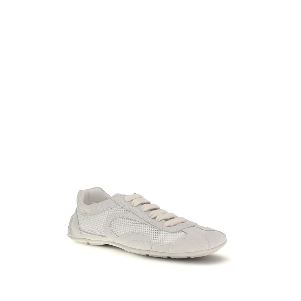 Fabric Low Top Women's Sneakers - Prada - Modalova