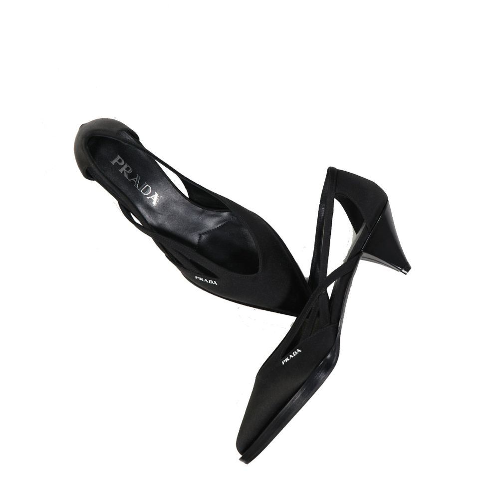 Silk Mid Heel Women's Pumps - Prada - Modalova