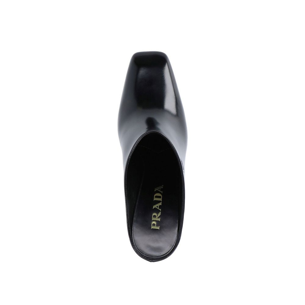 Prada Black Calfskin Women's Mules - Prada - Modalova