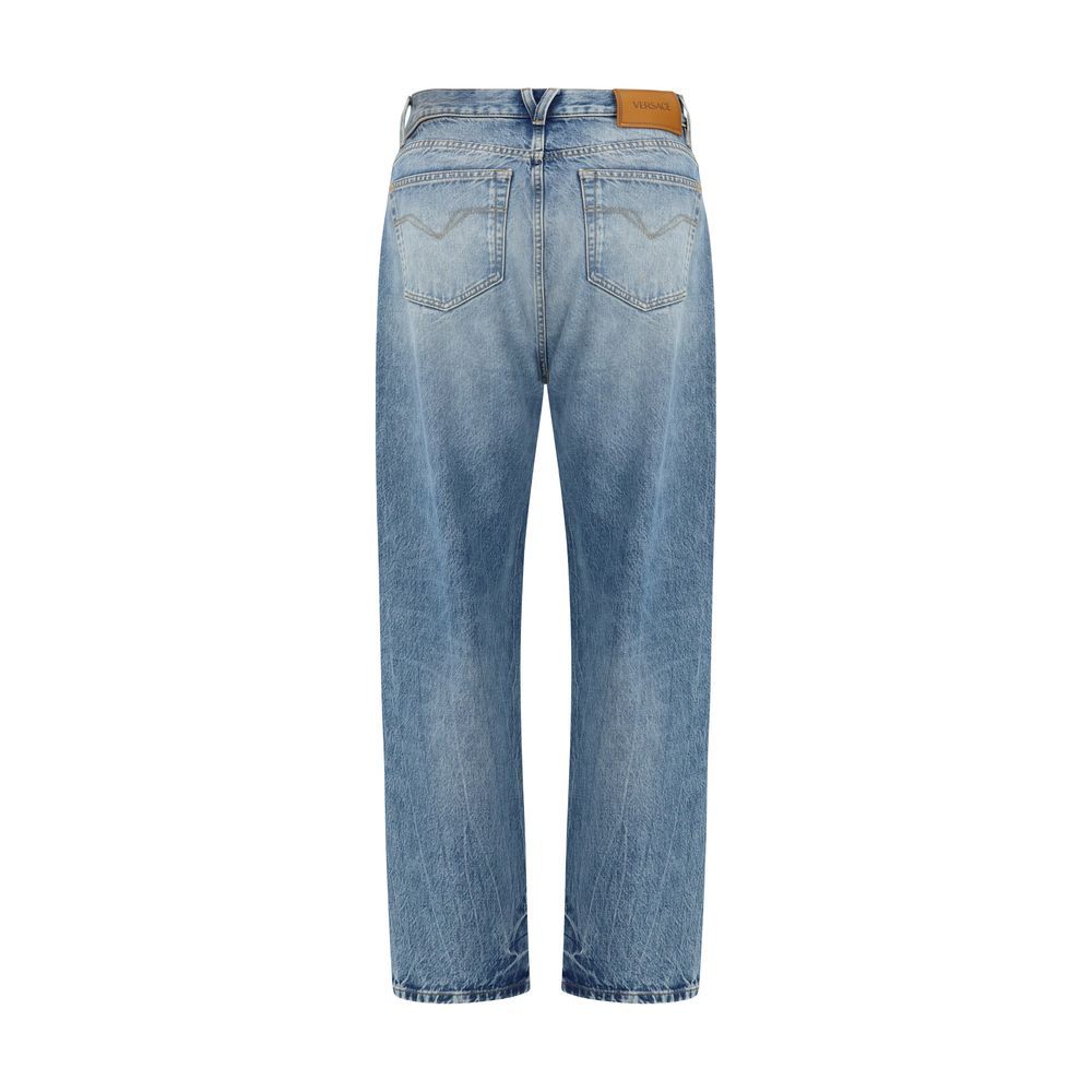 Cotton Jeans Men's Denim - Versace - Modalova