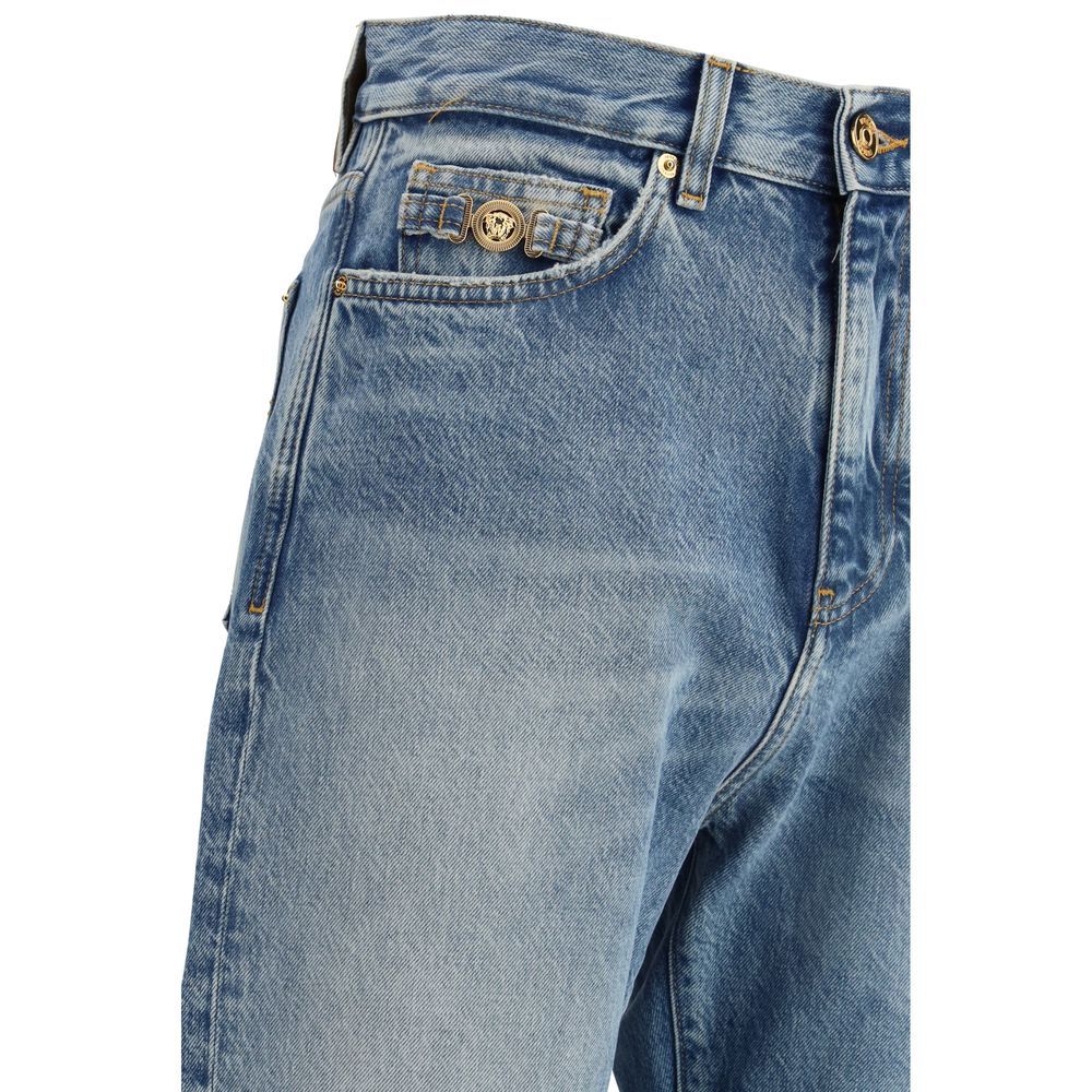 Cotton Jeans Men's Denim - Versace - Modalova