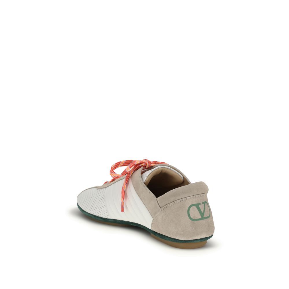 Calf Leather Bos Taurus Athletic Men's Sneakers - Valentino Garavani - Modalova