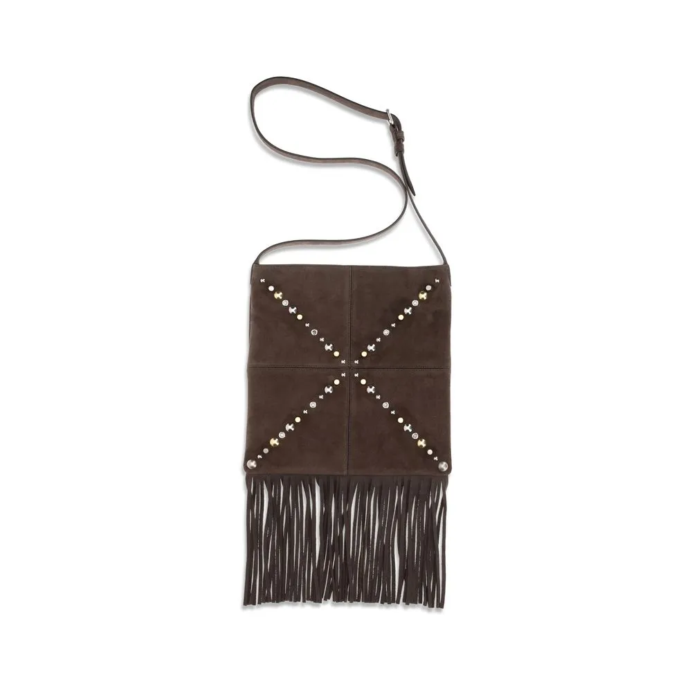 Calf Leather Bos Taurus Shoulder Men's Bag - Valentino Garavani - Modalova