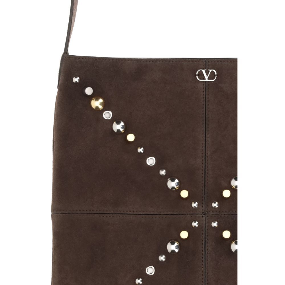 Calf Leather Bos Taurus Shoulder Men's Bag - Valentino Garavani - Modalova