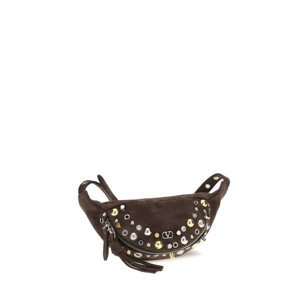 Calf Leather Bos Taurus Shoulder Men's Bag - Valentino Garavani - Modalova