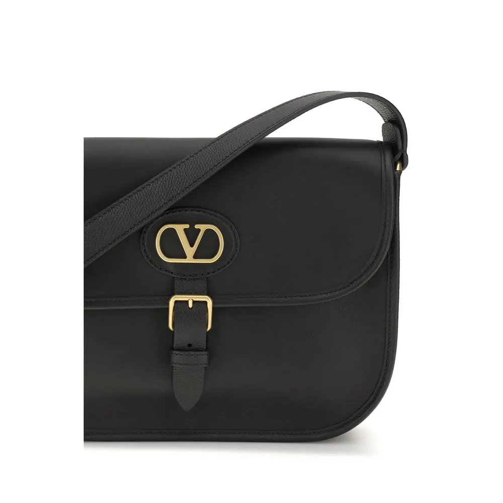 Calf Leather Bos Taurus Shoulder Men's Bag - Valentino Garavani - Modalova