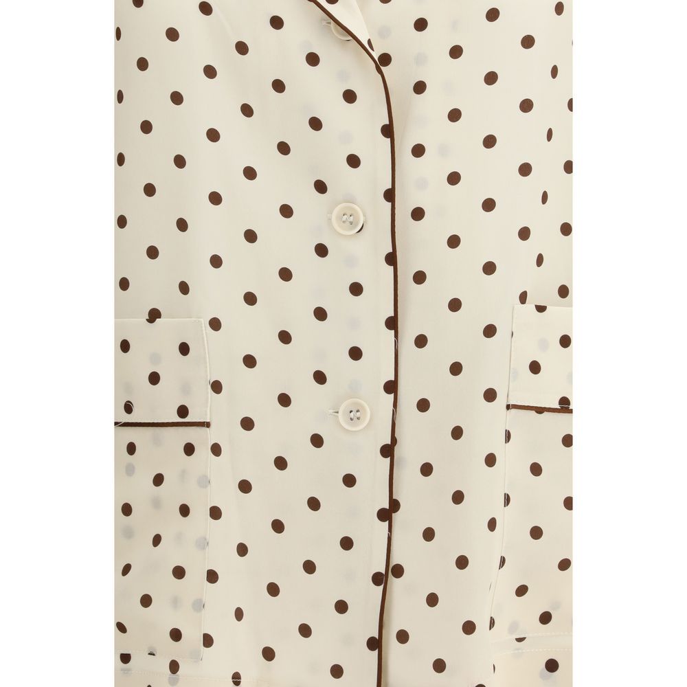 Silk Pattern Women's Shirt - P.A.R.O.S.H. - Modalova