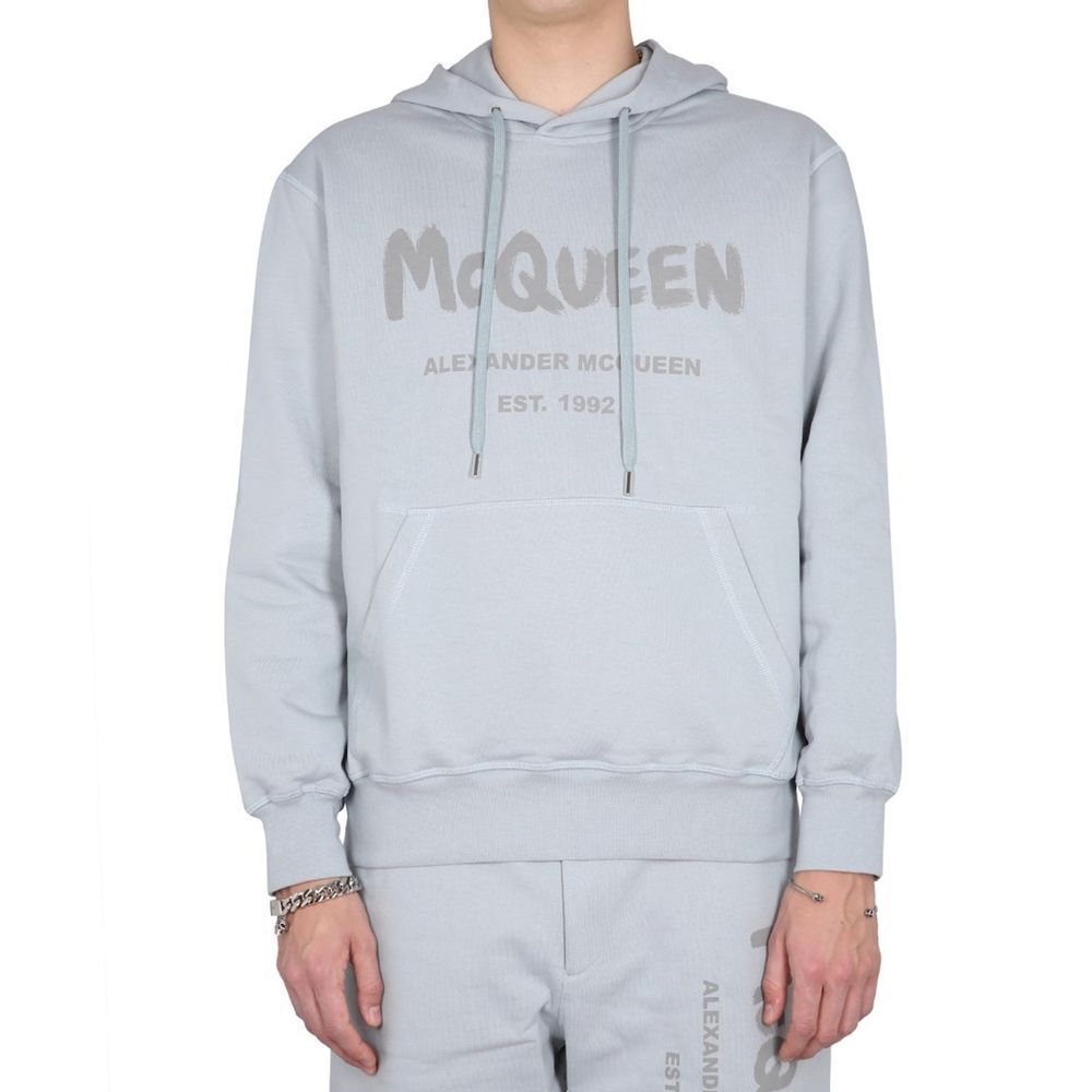 Cotton Men's Sweatshirt - Alexander McQueen - Modalova