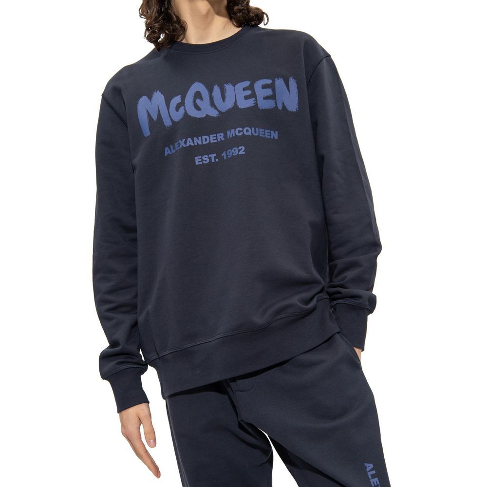 Cotton Men's Sweatshirt - Alexander McQueen - Modalova